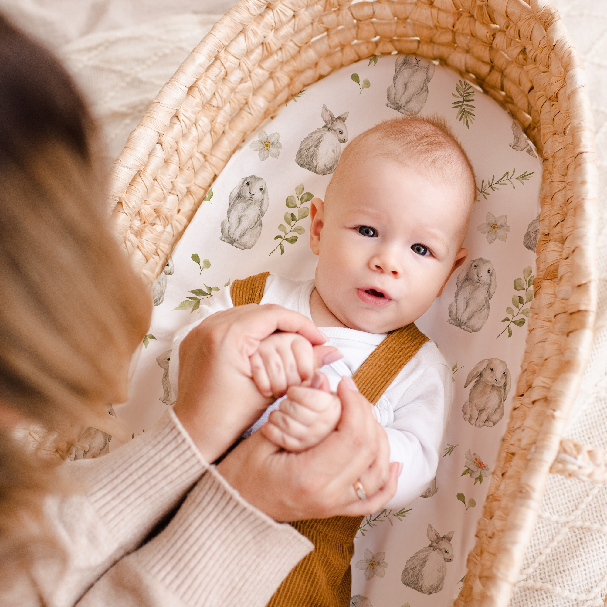 Rabbit | Bassinet Sheets 2-Pack | 16''*32''