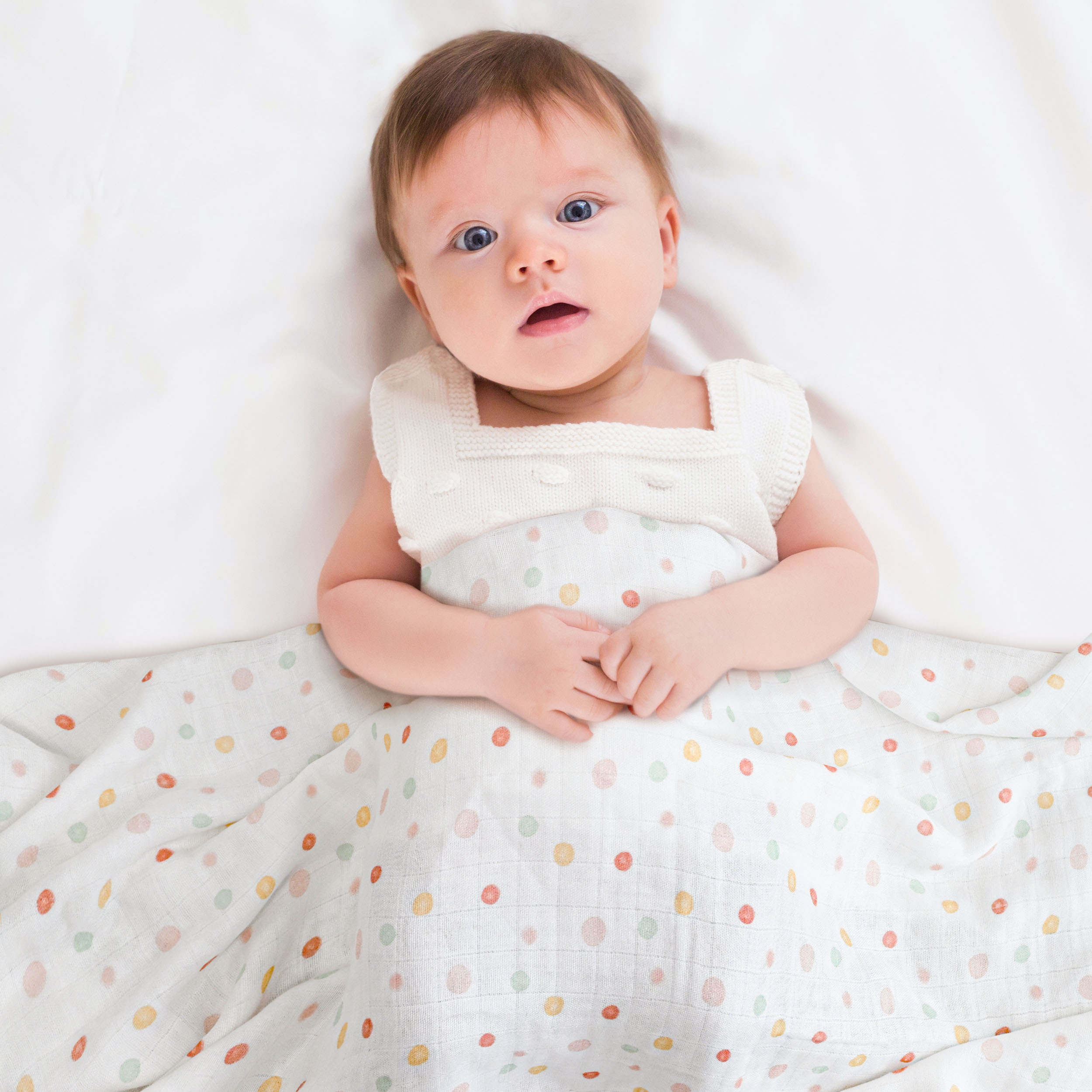 Muslin Swaddle Blankets 4-Pack | 35"x40" | Flamingo Garden