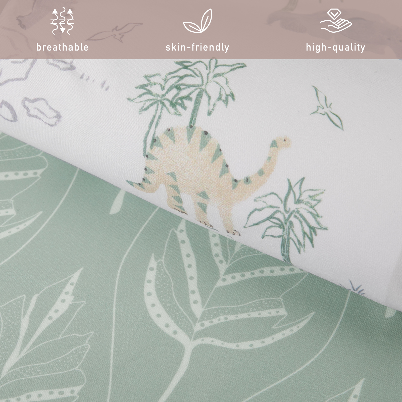 Dinosaur Explorer | Bassinet Sheets 2-Pack | 16*32''