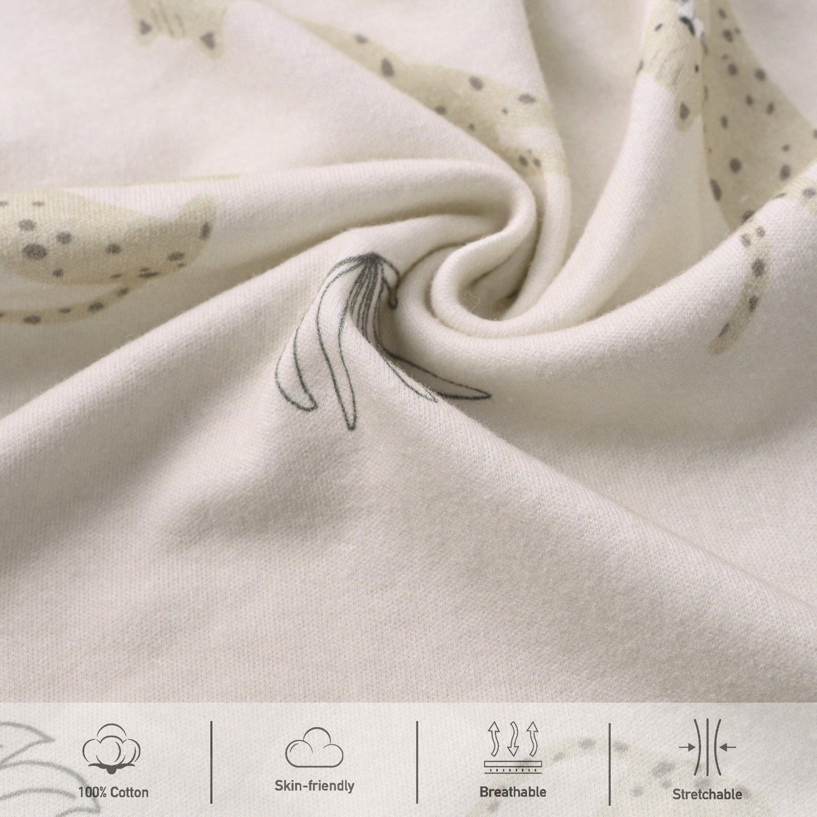 Jungle Jolly | Baby Swaddle Sack | 0-3 Months 3 Pack