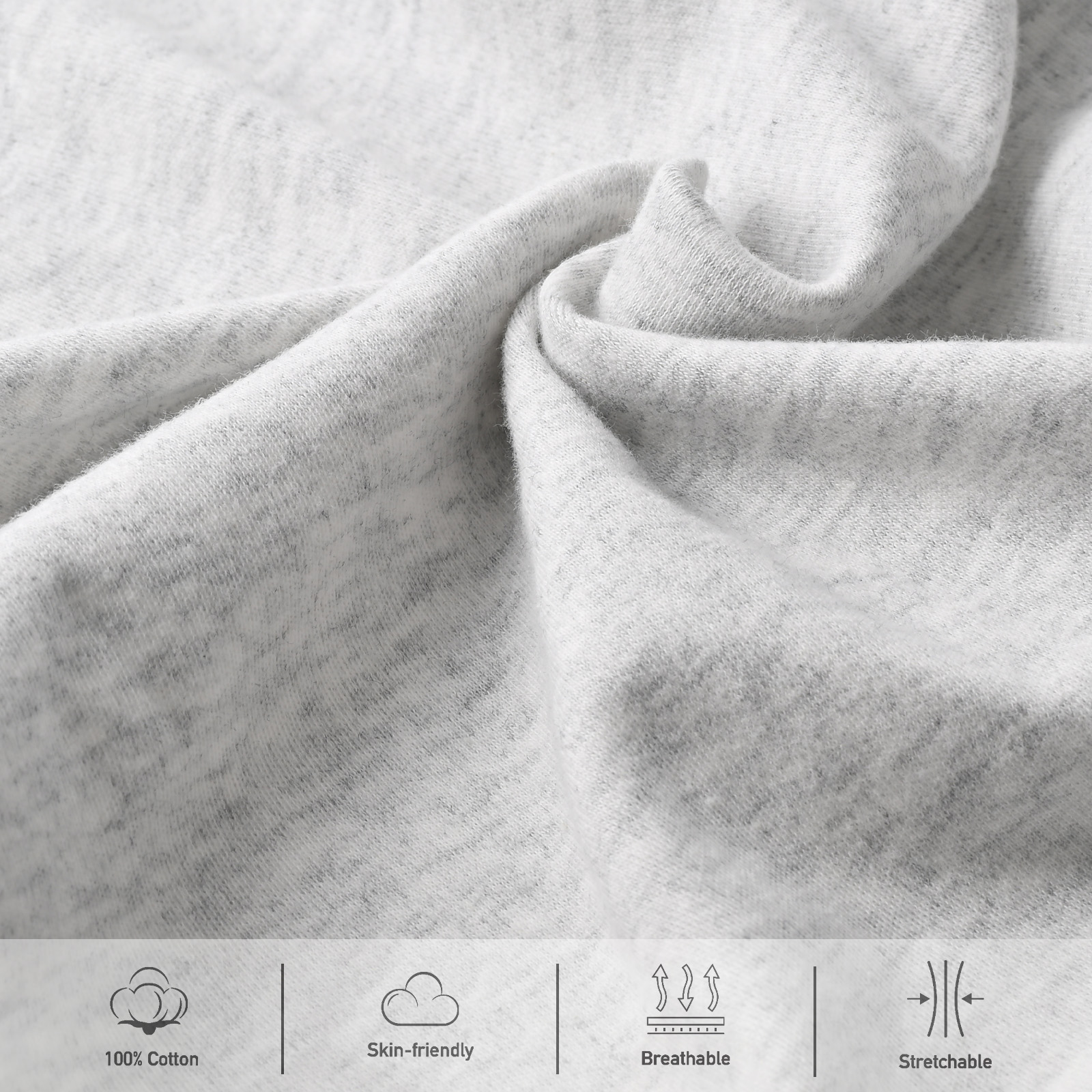 The Grey Epoch | Baby Swaddle Sack | 0-3 Months 3 Pack