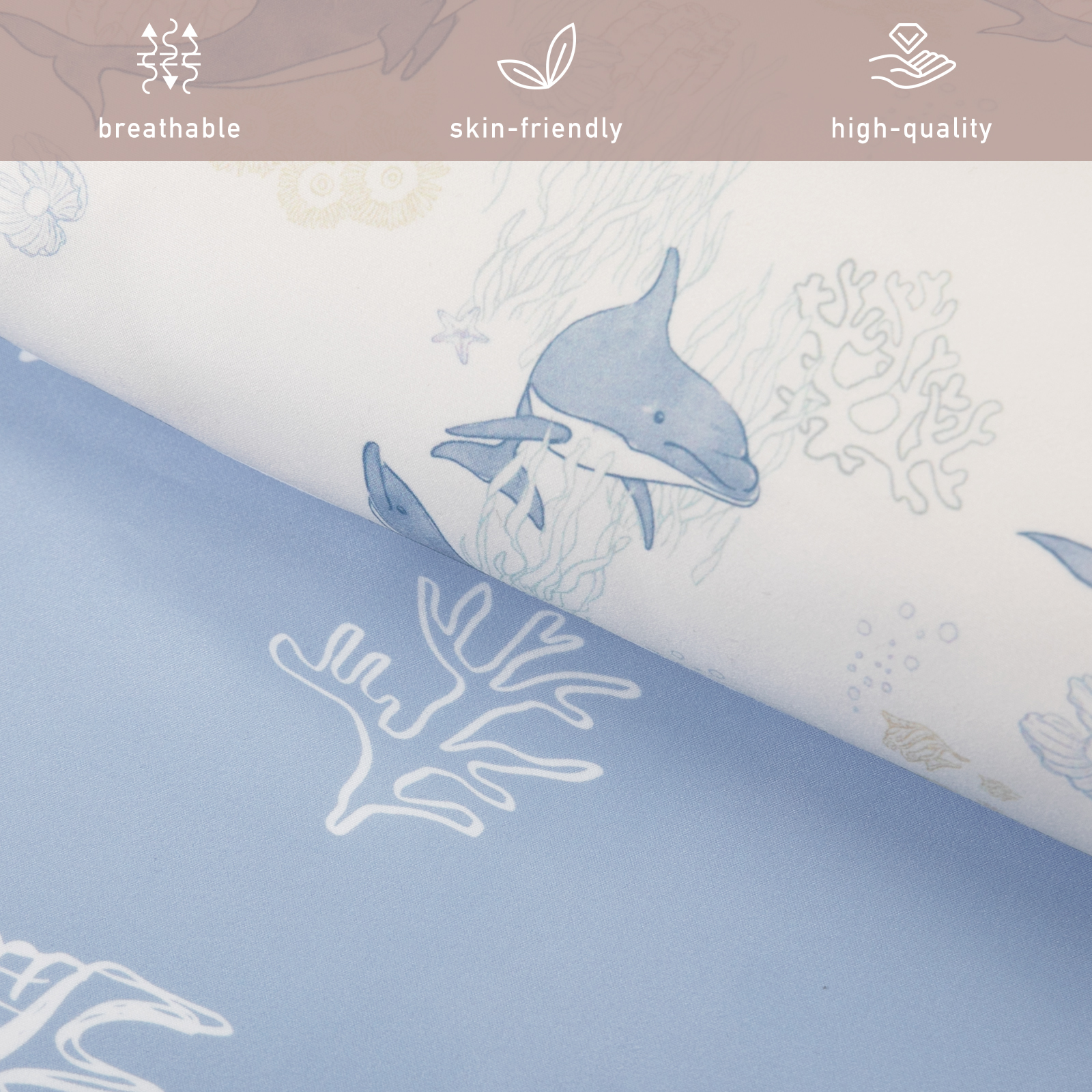 Sea | Bassinet Sheets 2-Pack | 16*32''