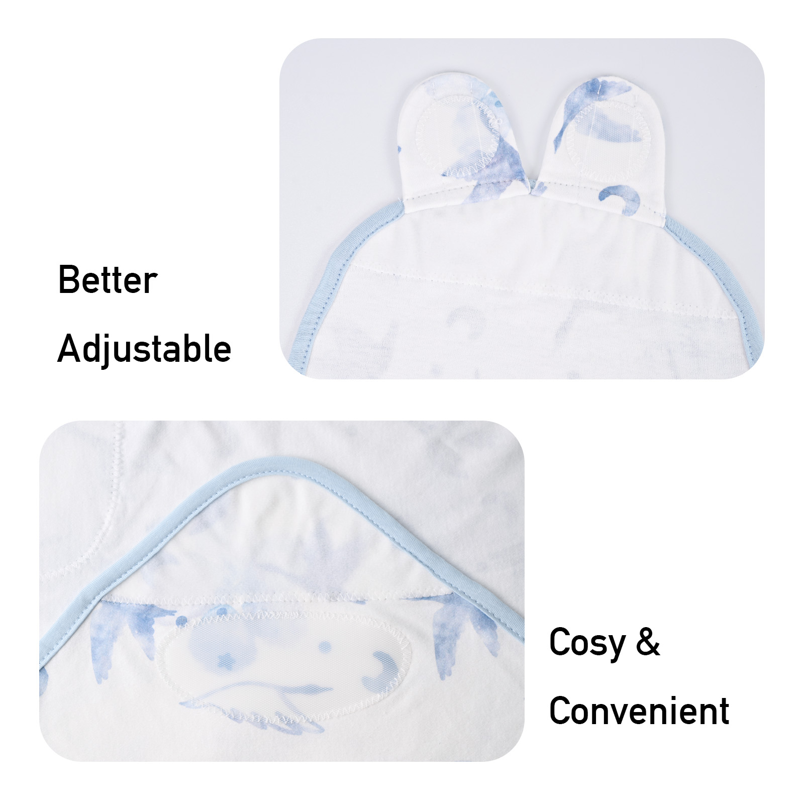 Cloud Cranes' Waltz | Baby Swaddle Sack | 0-3 Months 3 Pack