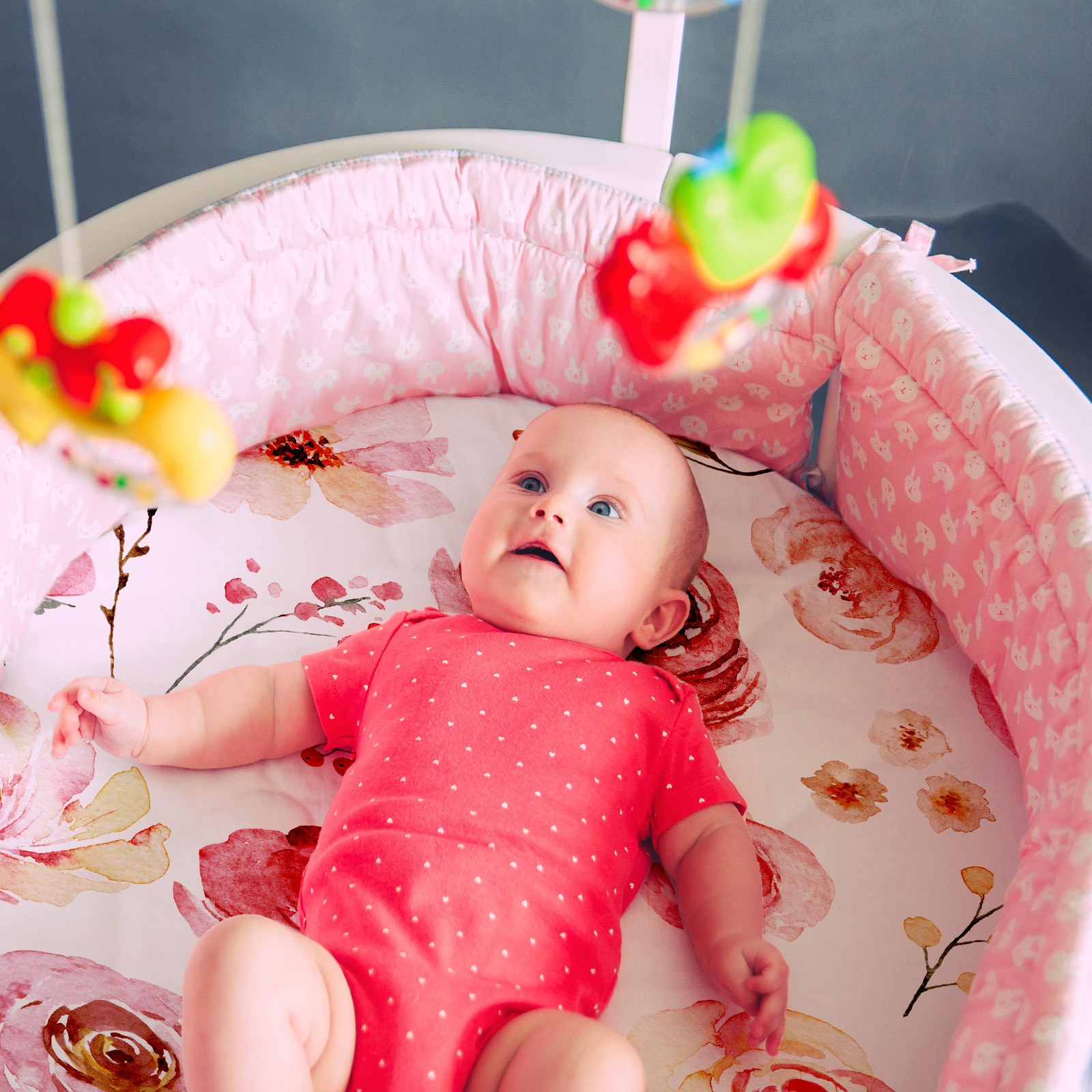 Creamy Roses | Soft Microfiber Fitted Change Pad Cover & Bassinet Sheets 2 Pack | 16''*32''