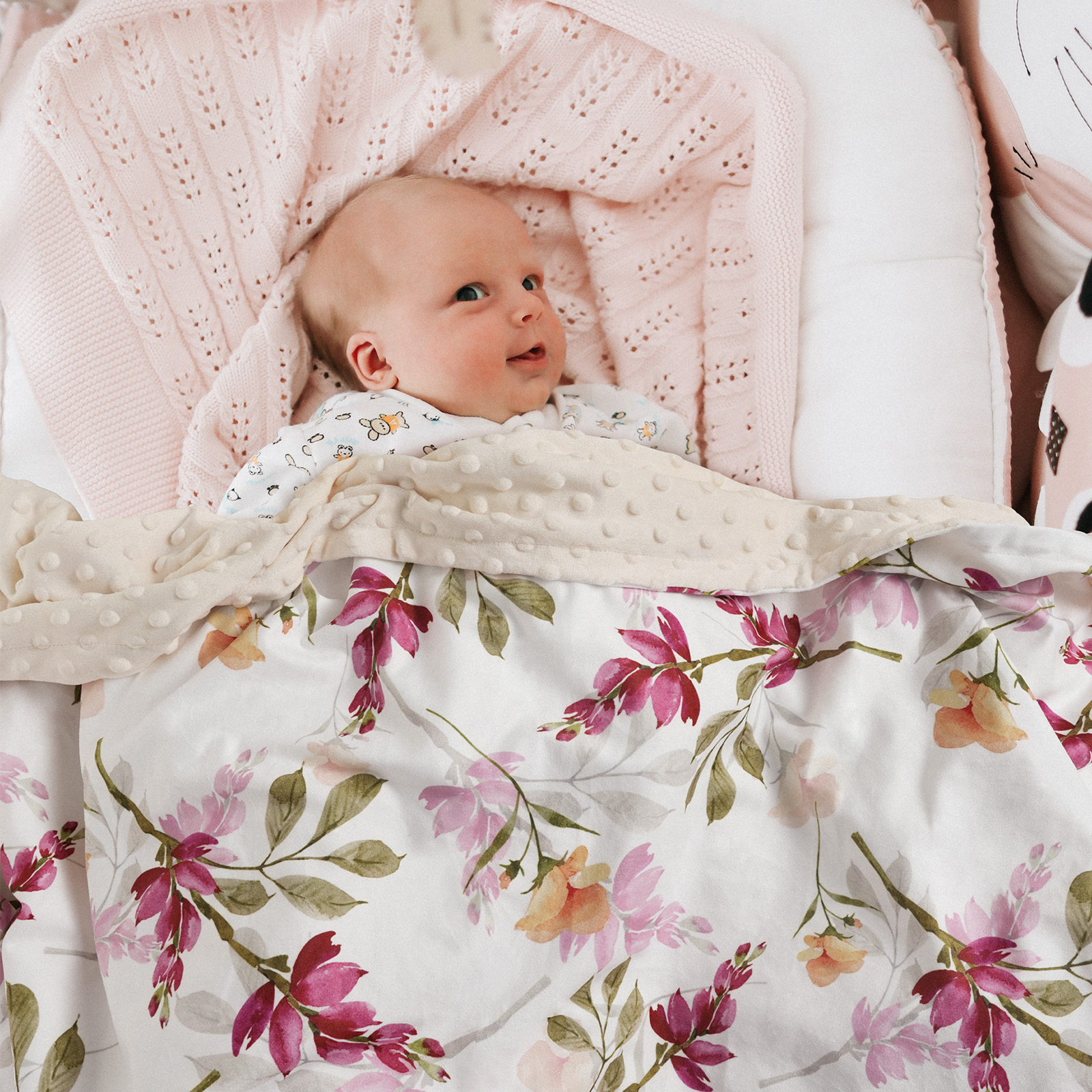 Florid | Gllquen baby Fleece Plush Dot Blanket | 30''*40''