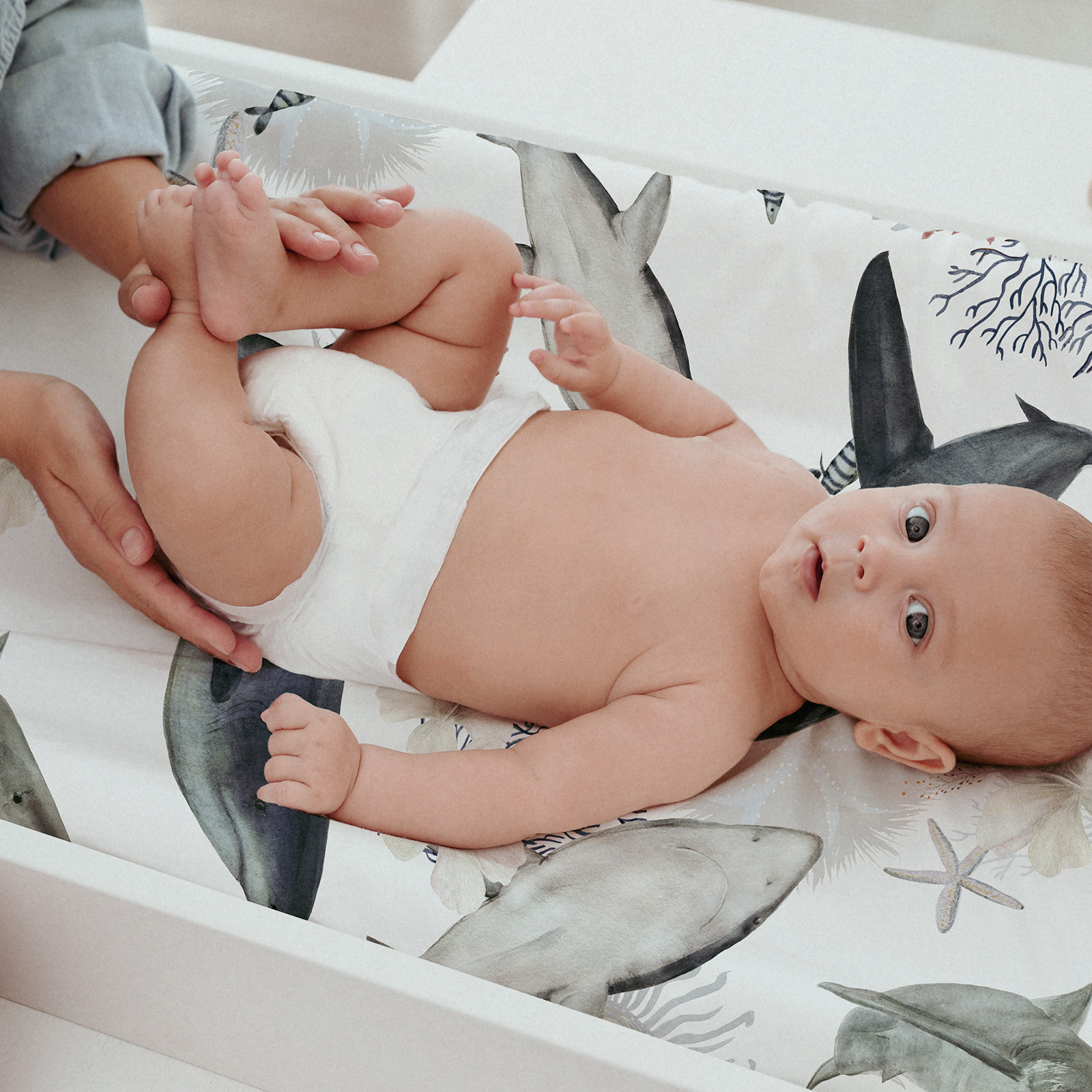 Sea Turtle | Soft Microfiber Fitted Change Pad Cover & Bassinet Sheets 2 Pack | 16''*32''