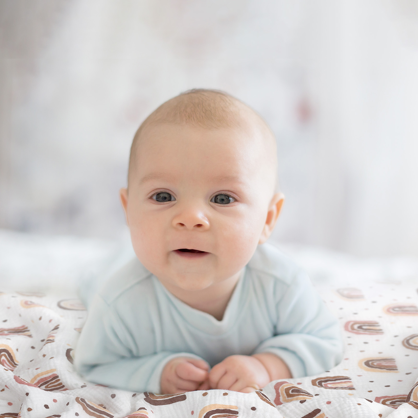 Rainbow | SoarwgKids Fleece Plush Dot Blanket | 30''*40''