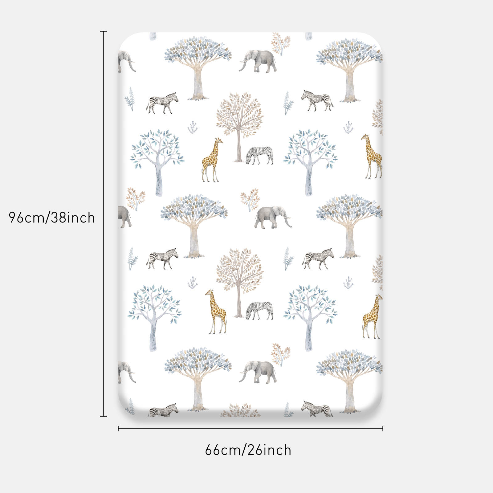 Natural History | Pack N Play Sheets 2-Pack | 38''*26''