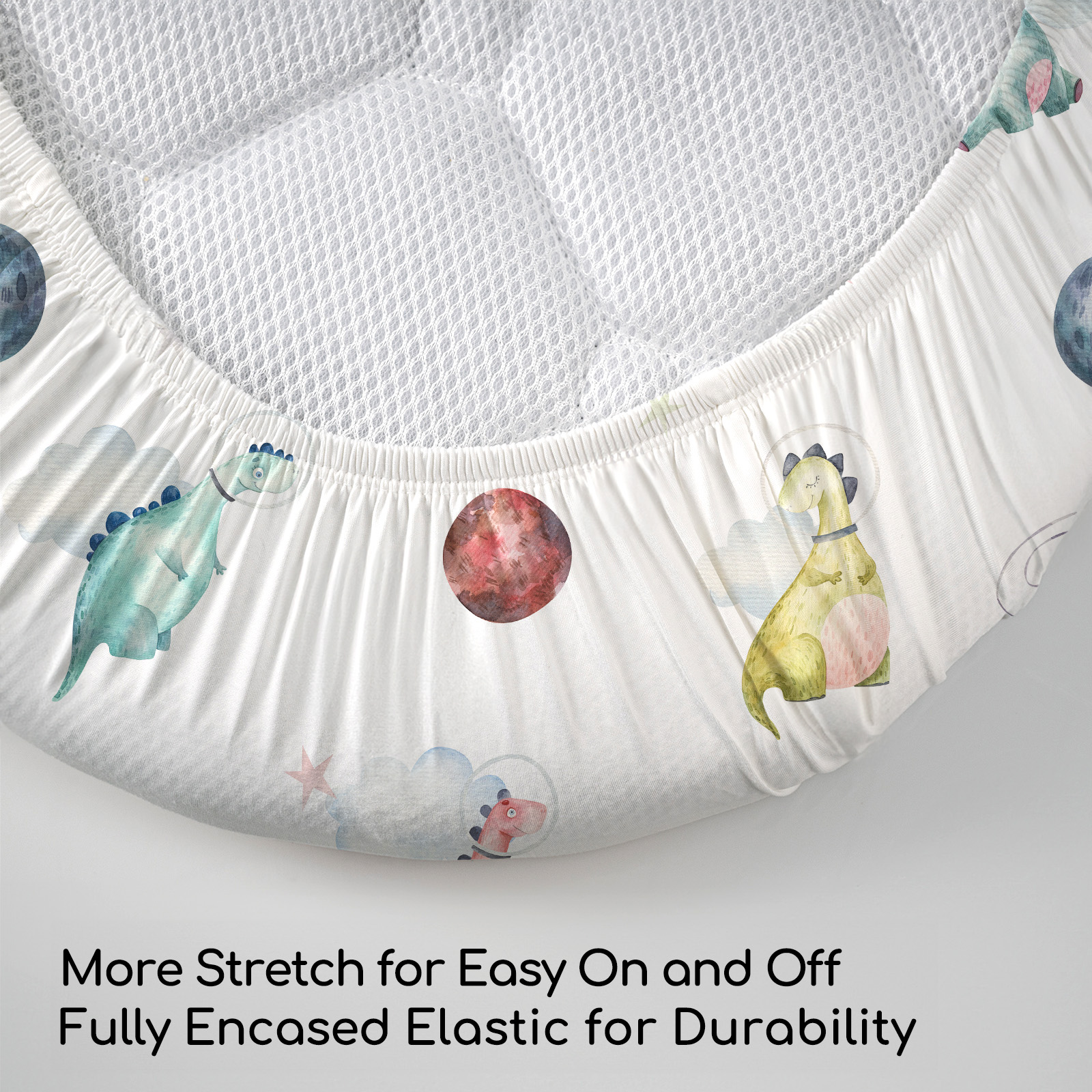 Dinosaur Rabbit | Bassinet Sheets 3-Pack | 17*33''