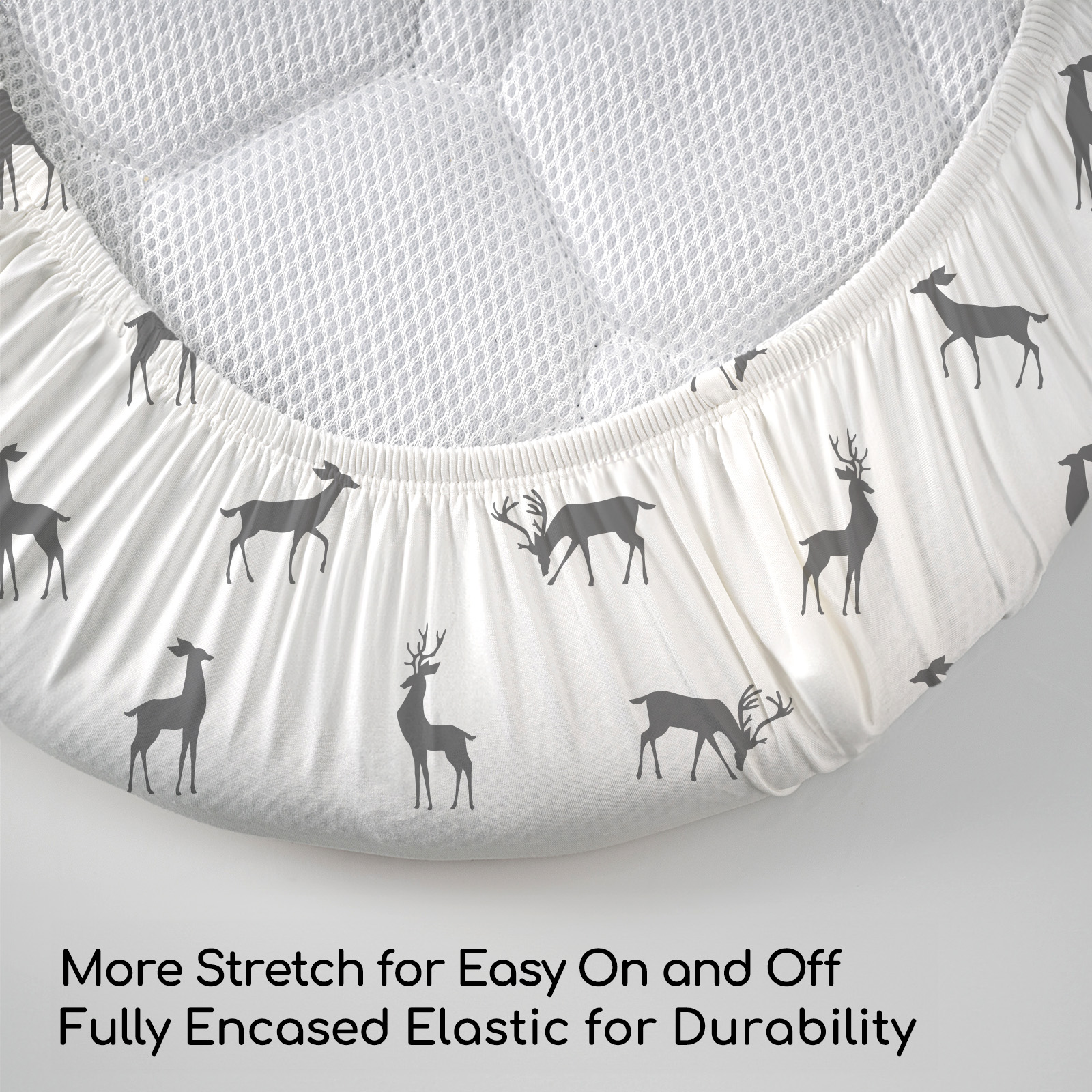 Forest Deer | Fitted Sheets 3-Pack