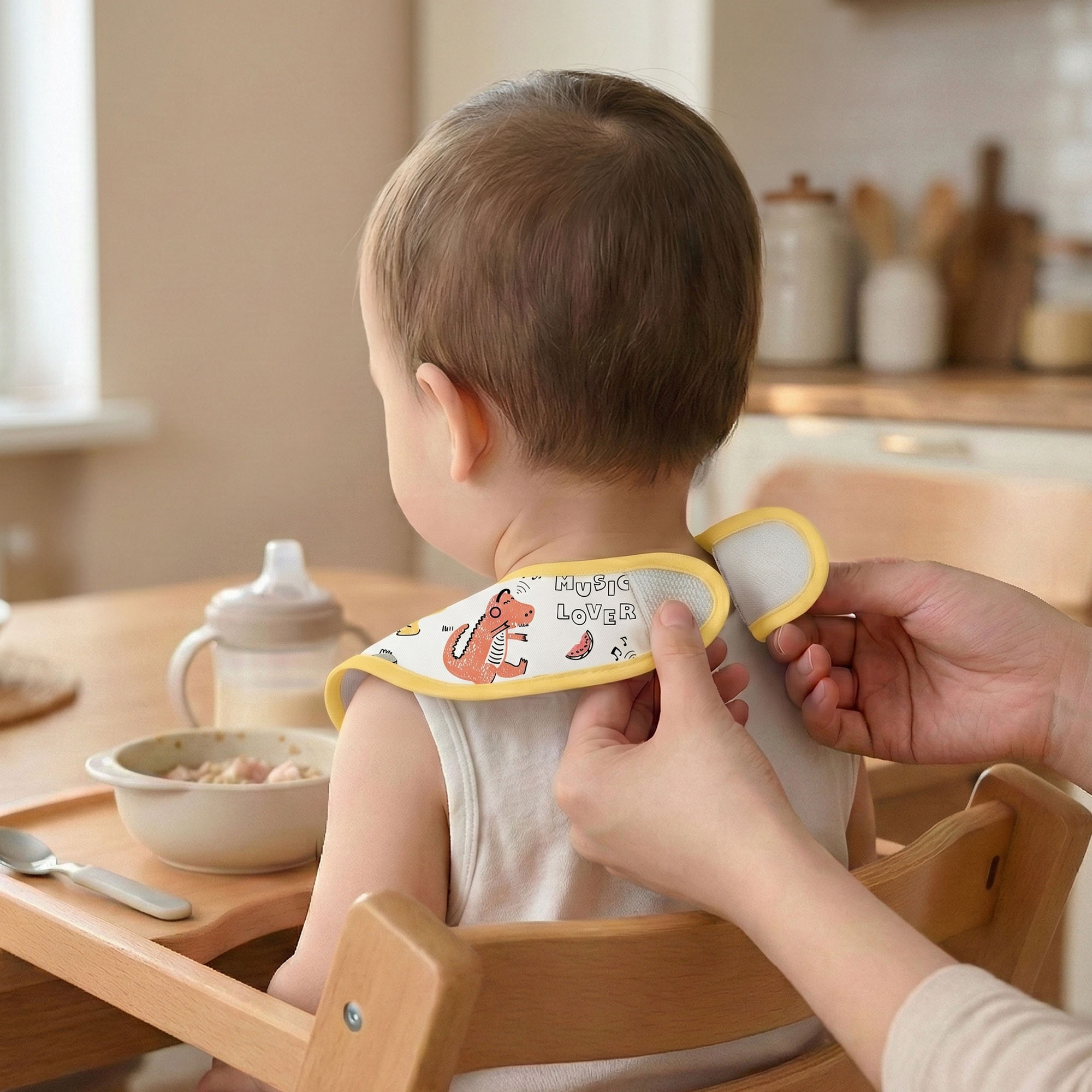 Beep & Woodland | Gllquen baby Waterproof Bibs 3 Pack | 3-24 Months