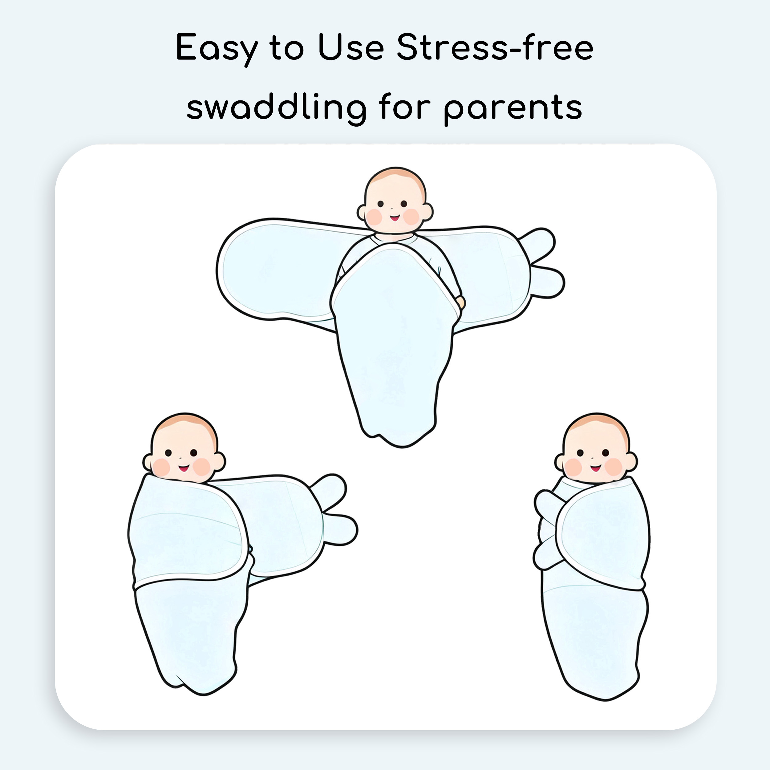 Ocean  Mint Serenity | Baby Swaddle 2-Pack | 0-3 Months