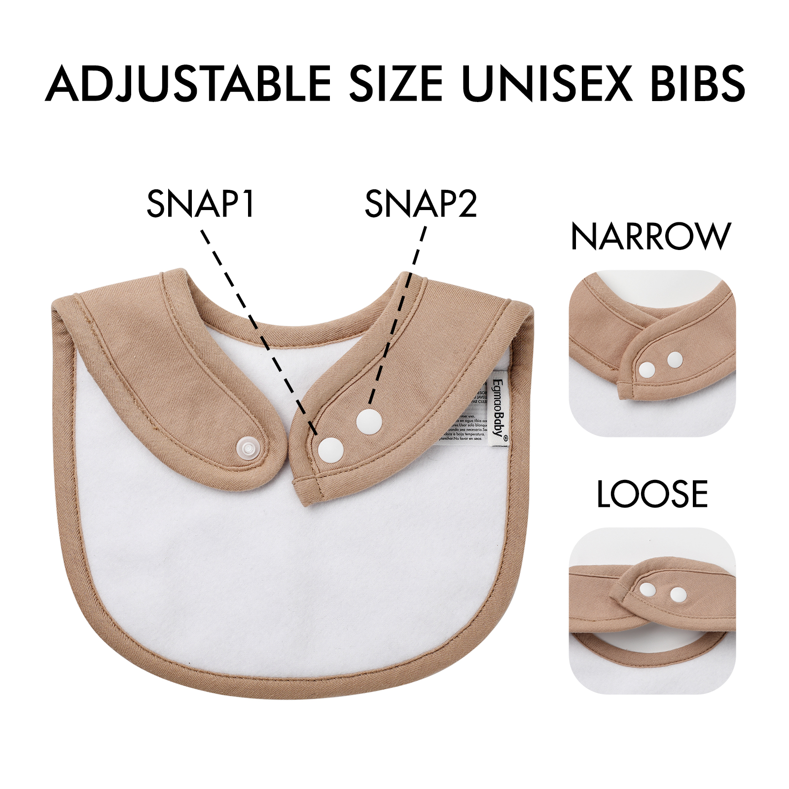 Inspire Set | Organic Cotton Bandana Bibs 10 Pack