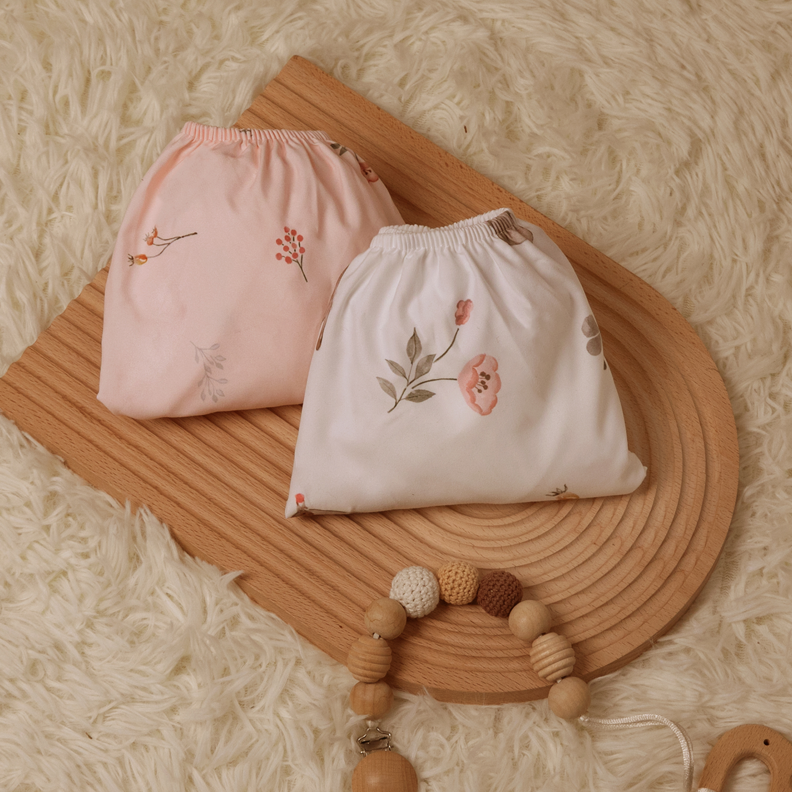 Watercolour Rabbit | Bassinet Sheets 2-Pack | 16*32''