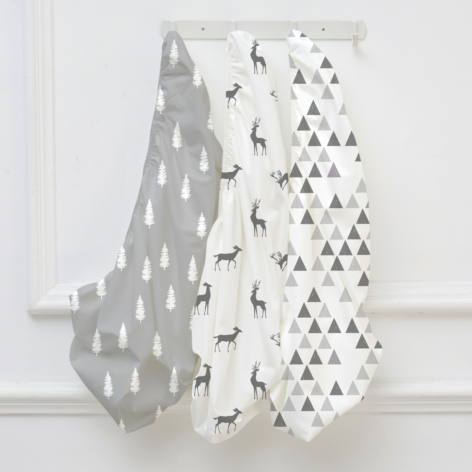 Forest Deer | Fitted Sheets 3-Pack