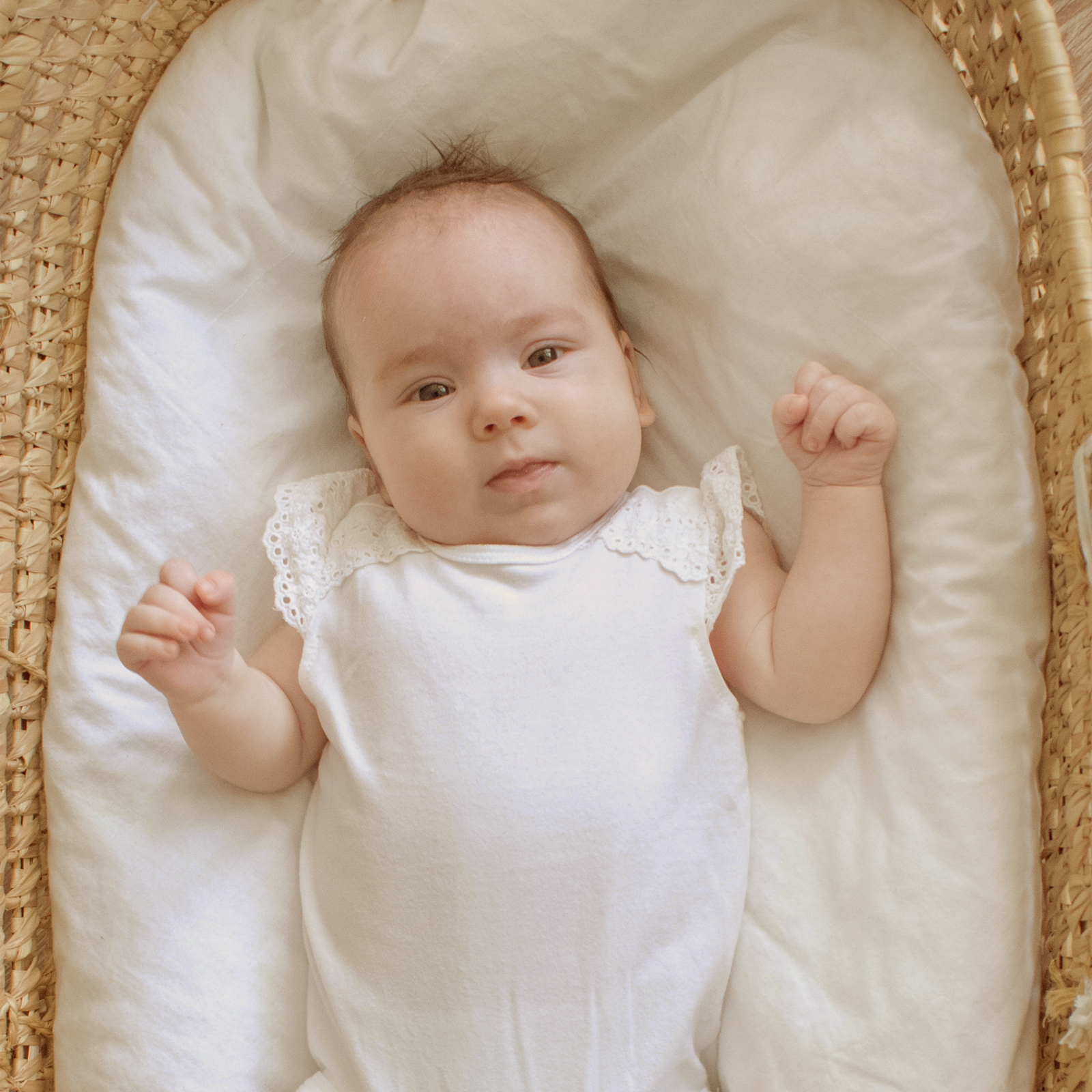 White | Baby Bassinet Sheet 2-Pack | 33''*17''