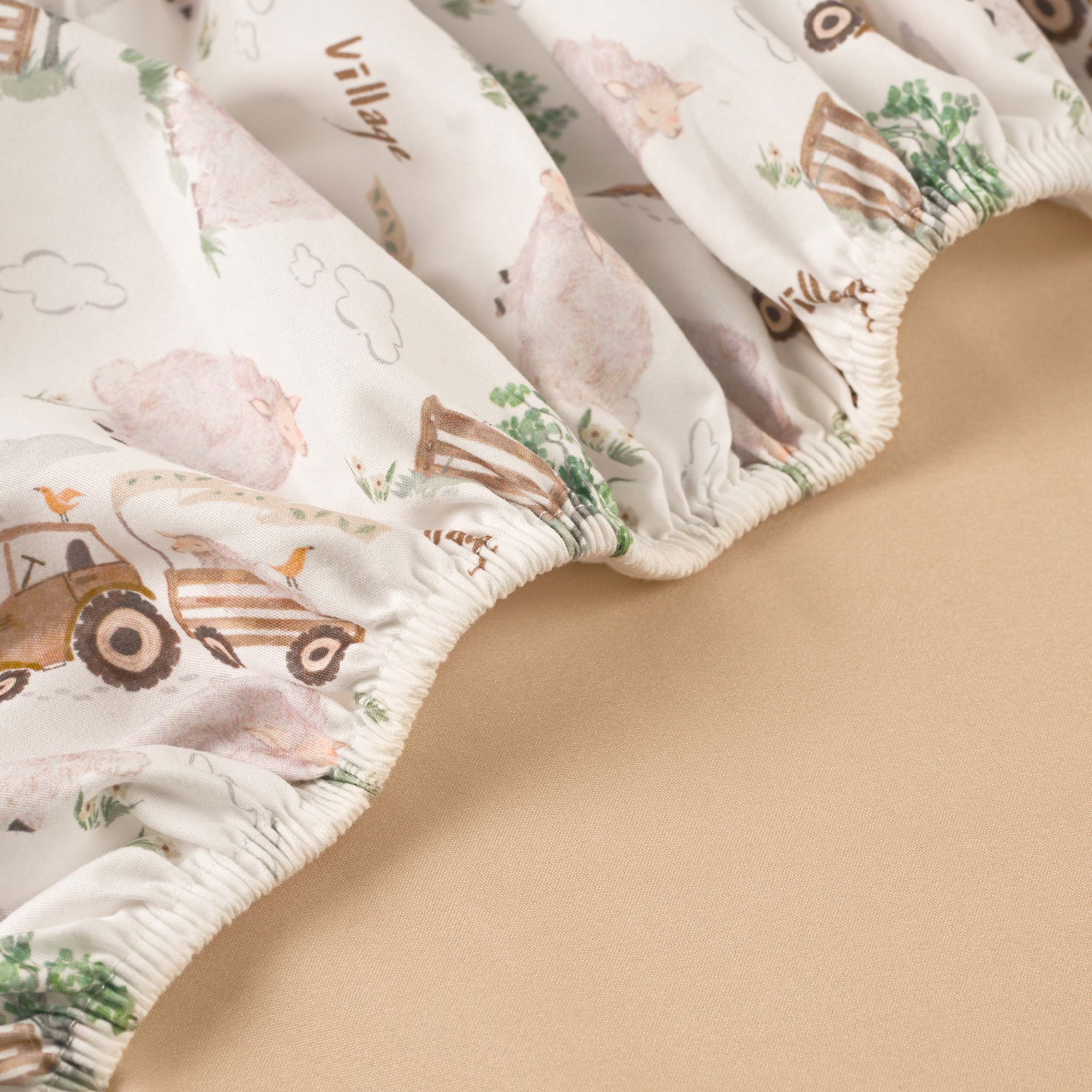 Barn Prelude | Bassinet Sheets 2-Pack | 16*32''