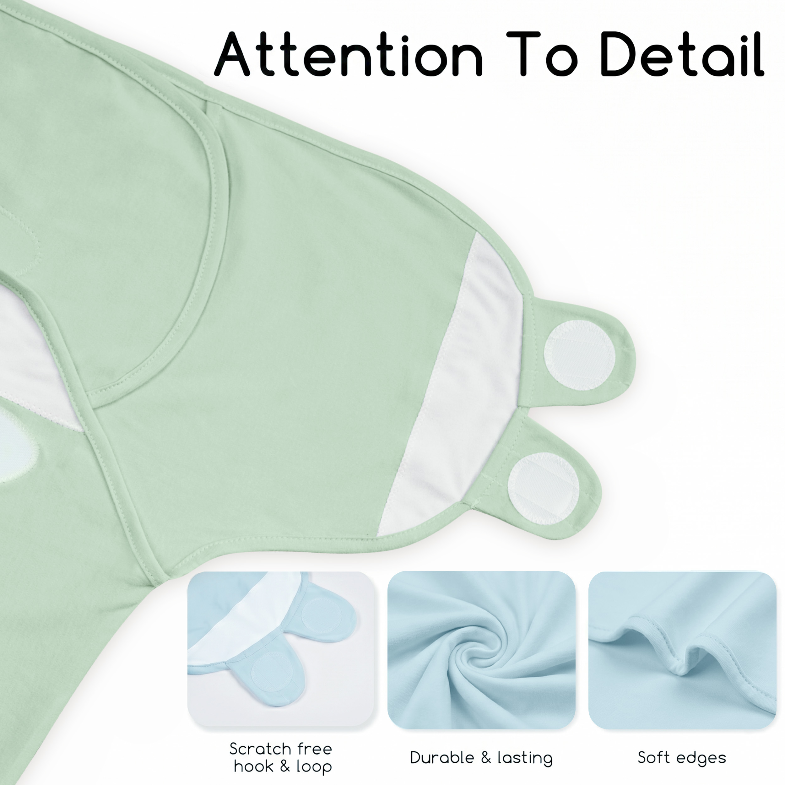 Ocean  Mint Serenity | Baby Swaddle 2-Pack | 0-3 Months