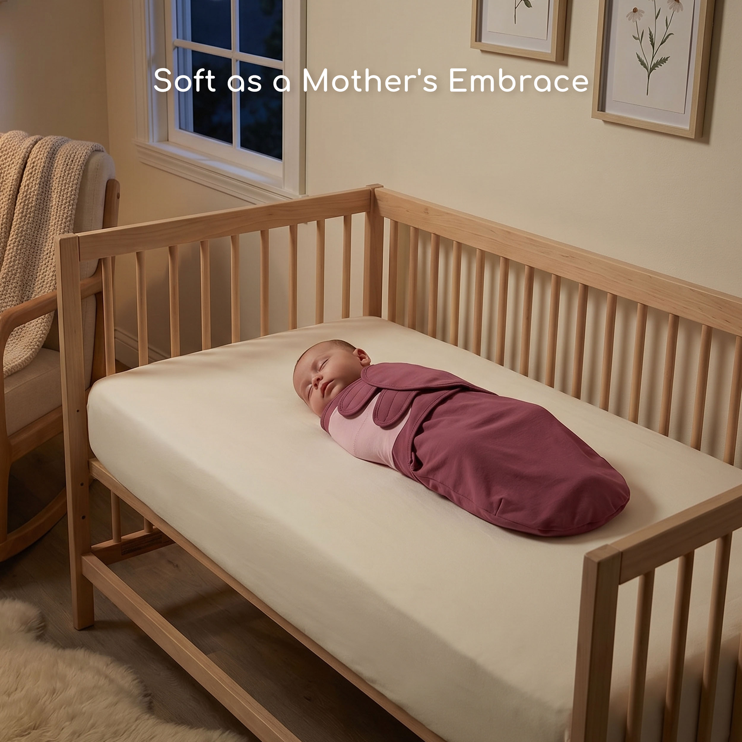 Cherry Dust Harmony | Baby Swaddle 2-Pack | 0-3 Months