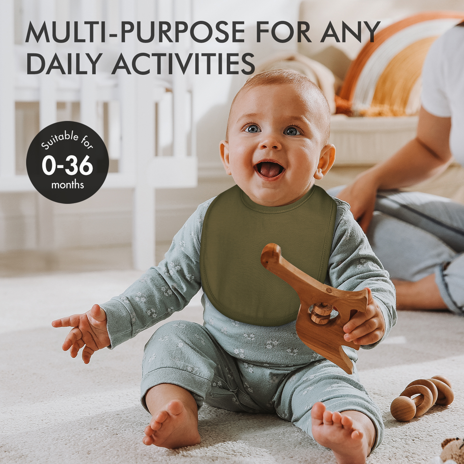 Inspire Set | Organic Cotton Bandana Bibs 10 Pack