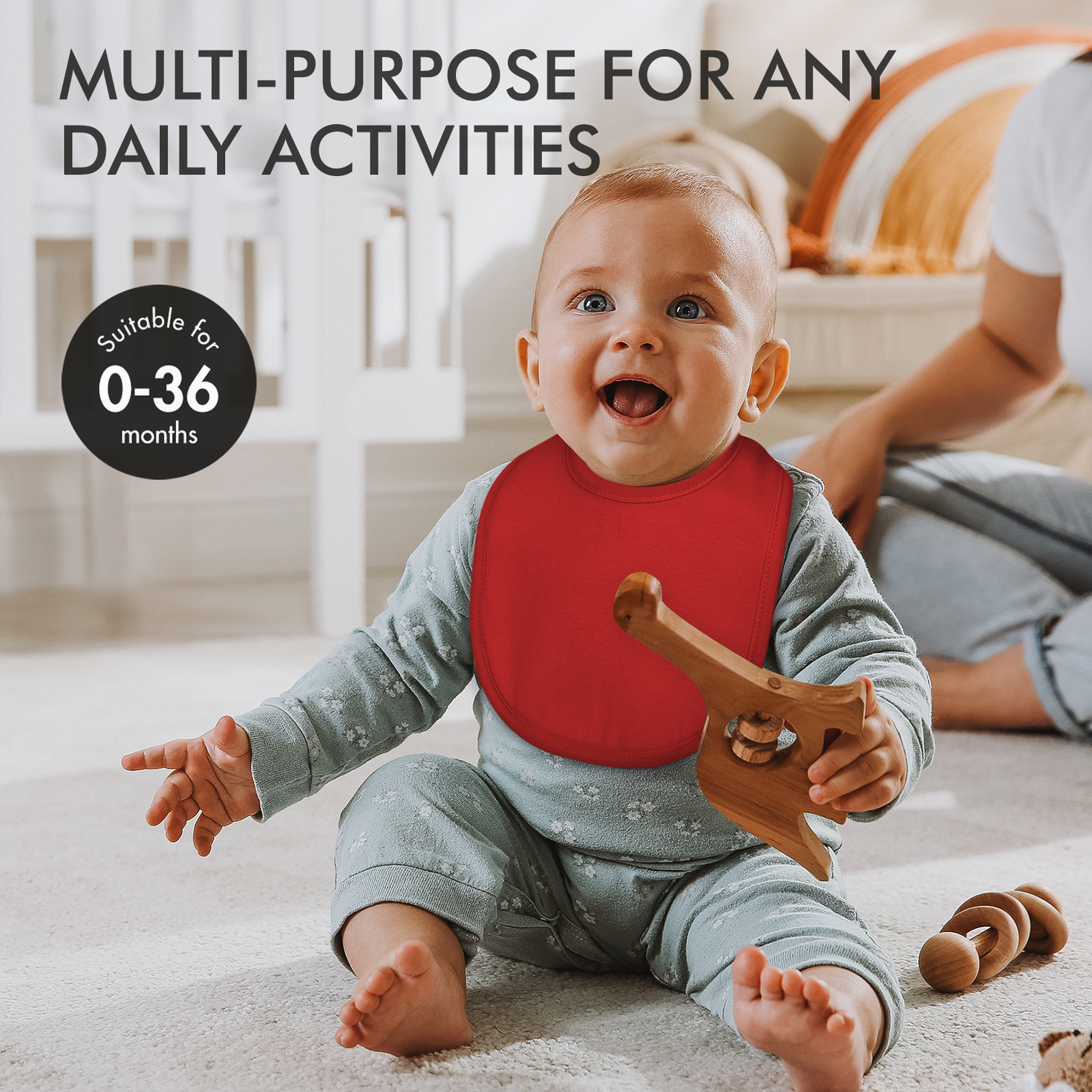 Riotous Set | Organic Cotton Bandana Bibs 10 Pack