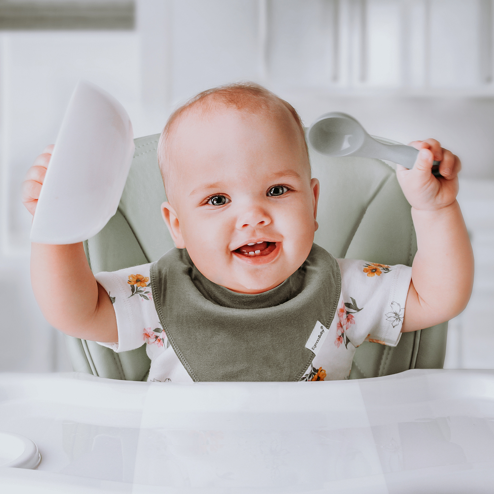 Super Absorbent Bandana Bibs 10 Pack - Brown