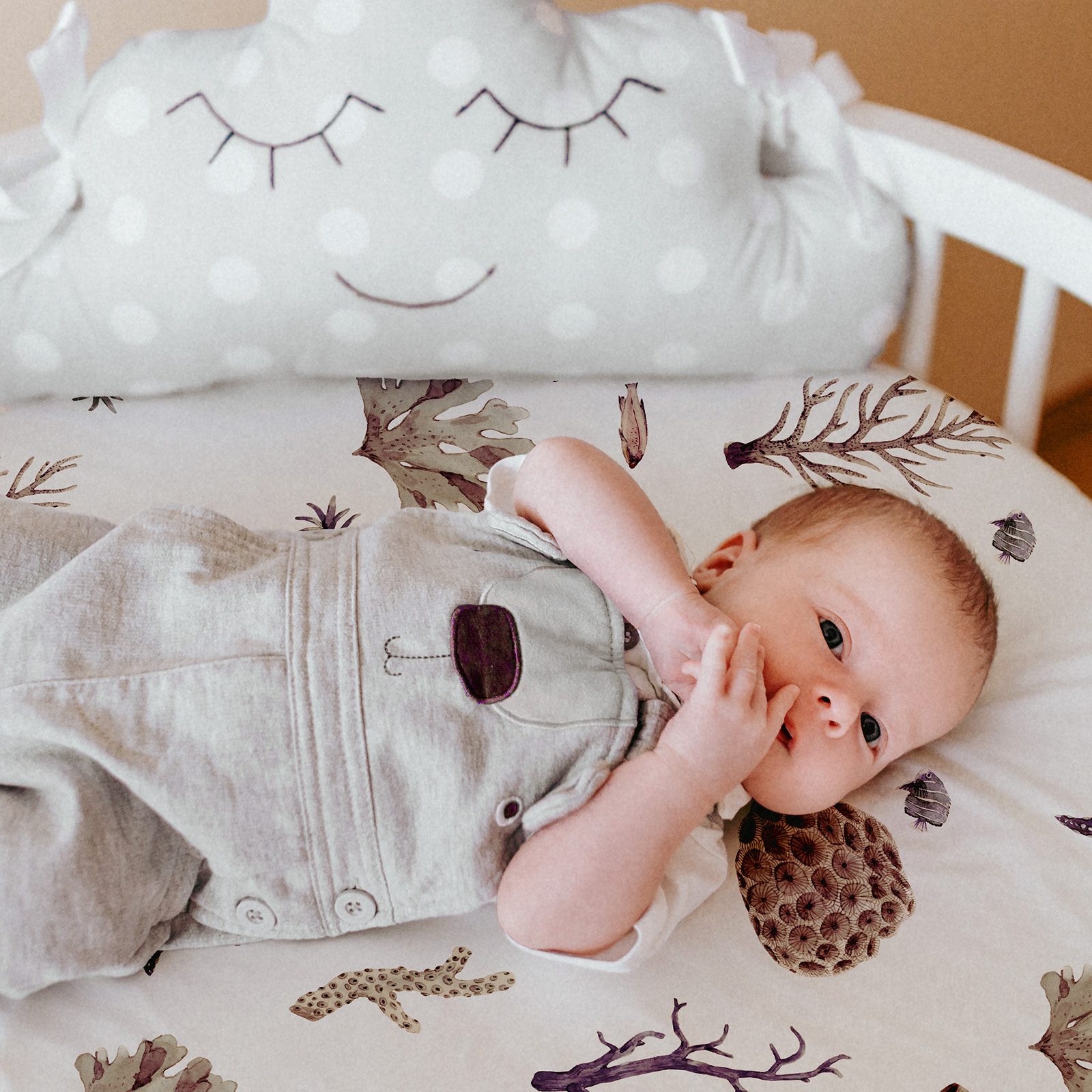 Marine | Soft Microfiber Fitted Change Pad Cover & Bassinet Sheets 4 Pack | 16''*32''