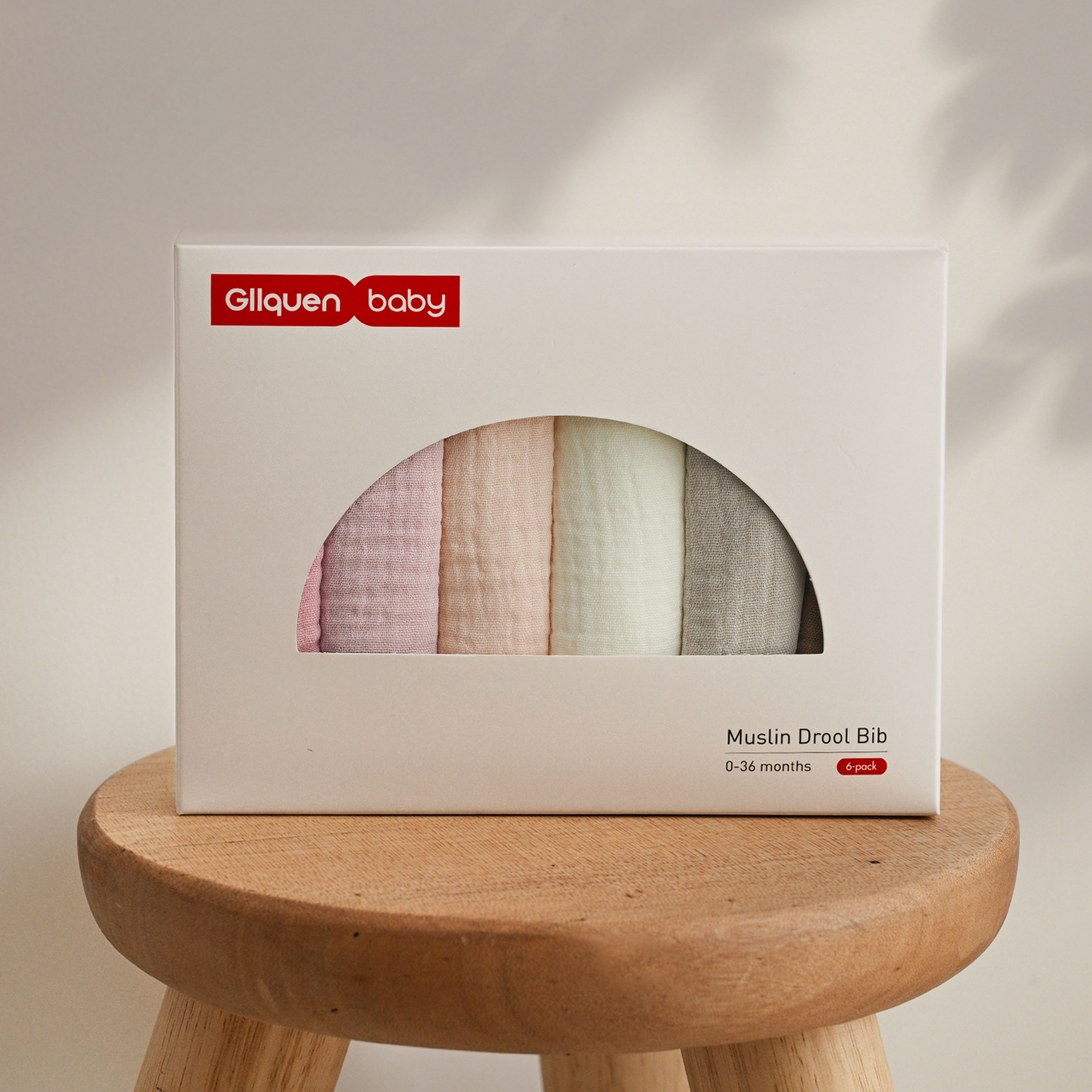 Muslin Sweetie | baby muslin bibs 6 pack | 0-36 months