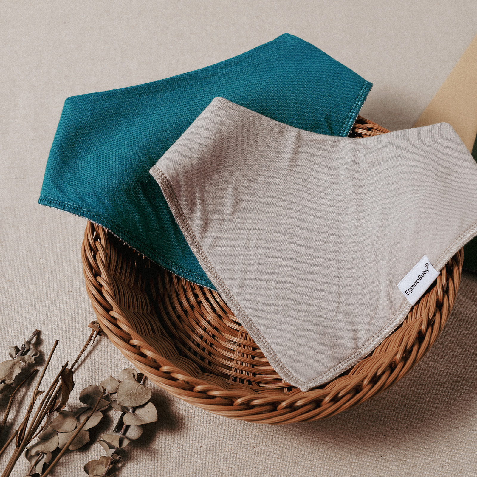 Super Absorbent Bandana Bibs 10 Pack - Retro