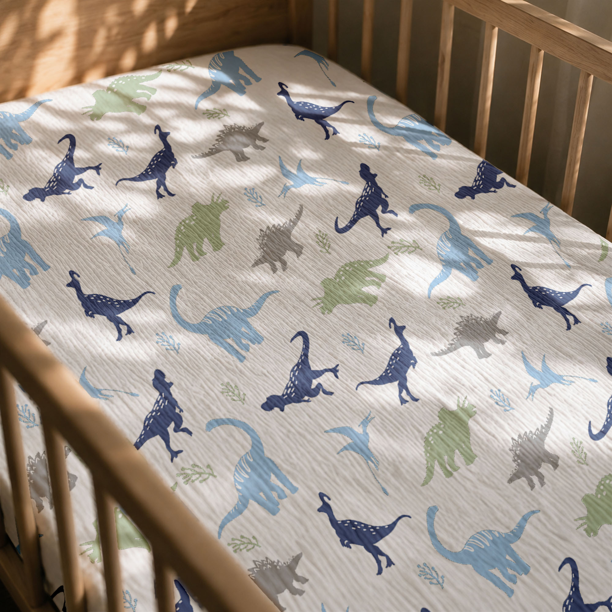 Sage Forest Deer | Muslin Crib Sheets 2-Pack | 52''*28''