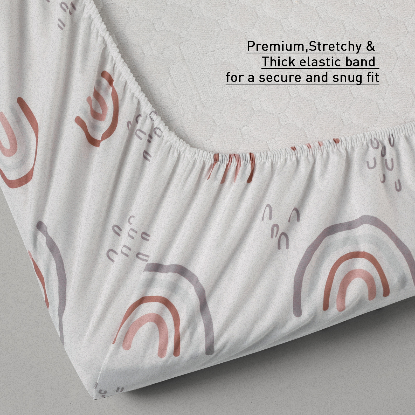Rainbows | Pack N Play Sheets 2-Pack | 38''*26''