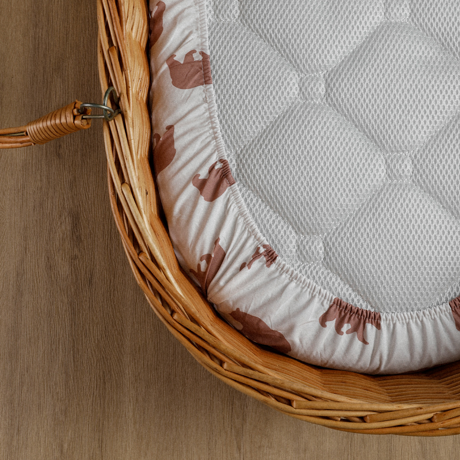 Bears and Deers | Soft Microfiber Fitted Change Pad Cover & Bassinet Sheets 4 Pack | 16''*32''