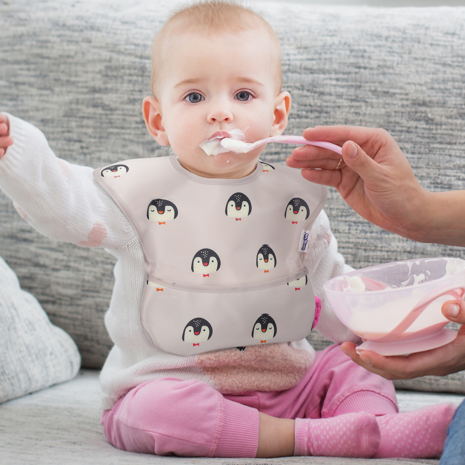 Animal World | Gllquen Baby Waterproof Bibs 5 Pack | 3-24 Months