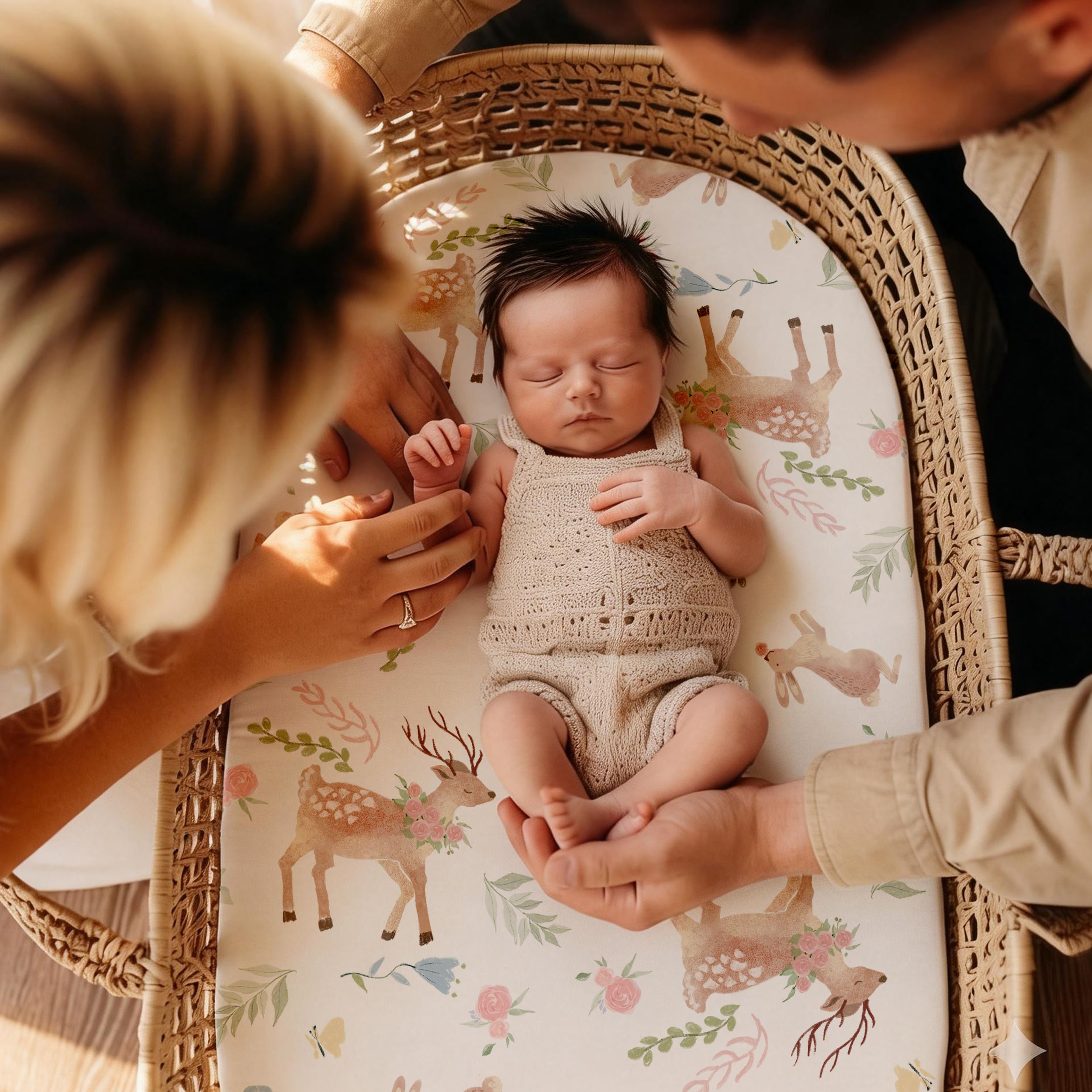 Enchanted Glade | Bassinet Sheets 2-Pack | 16*32''