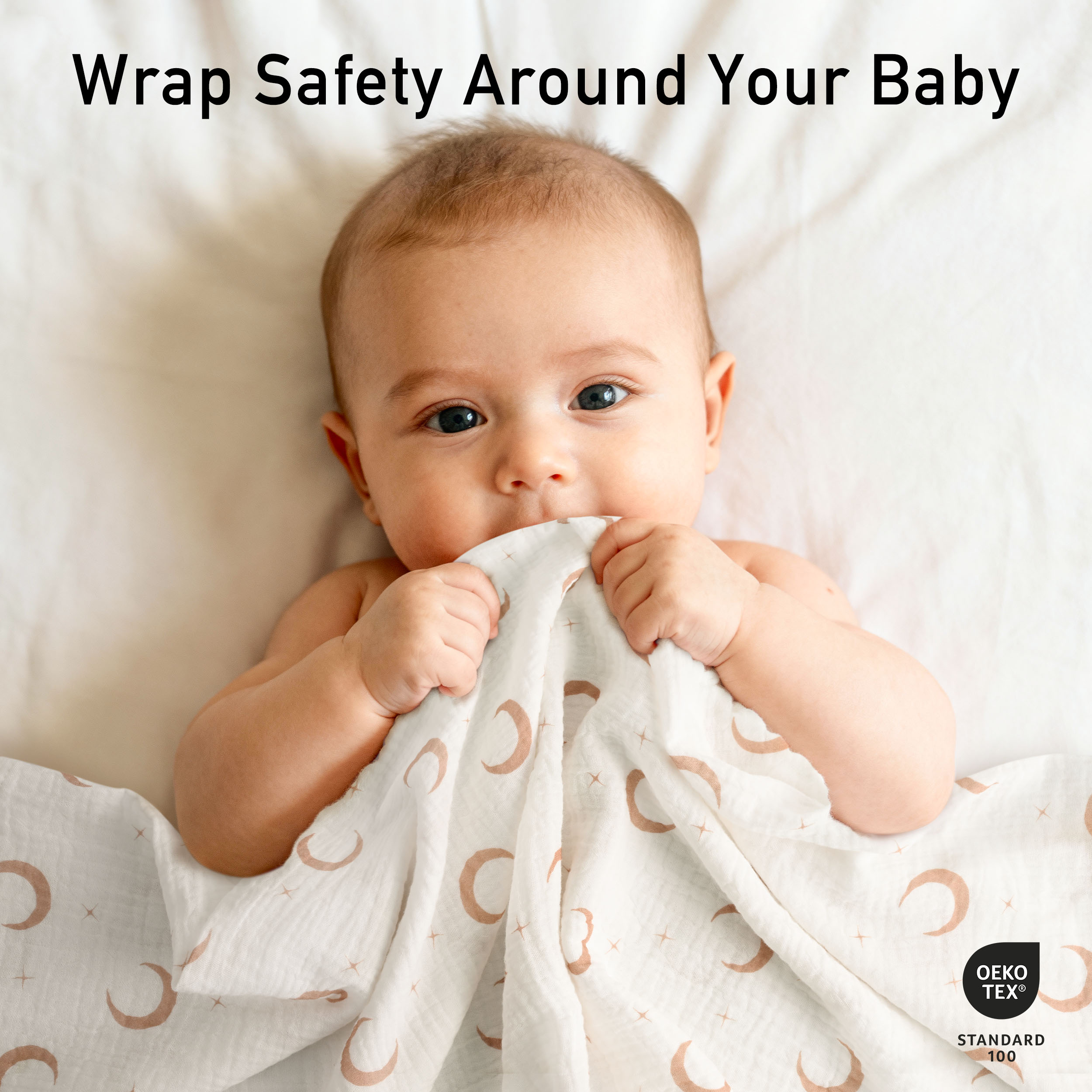 Muslin Swaddle Blankets 3-Pack | 38"x40" | Nebula Drifter