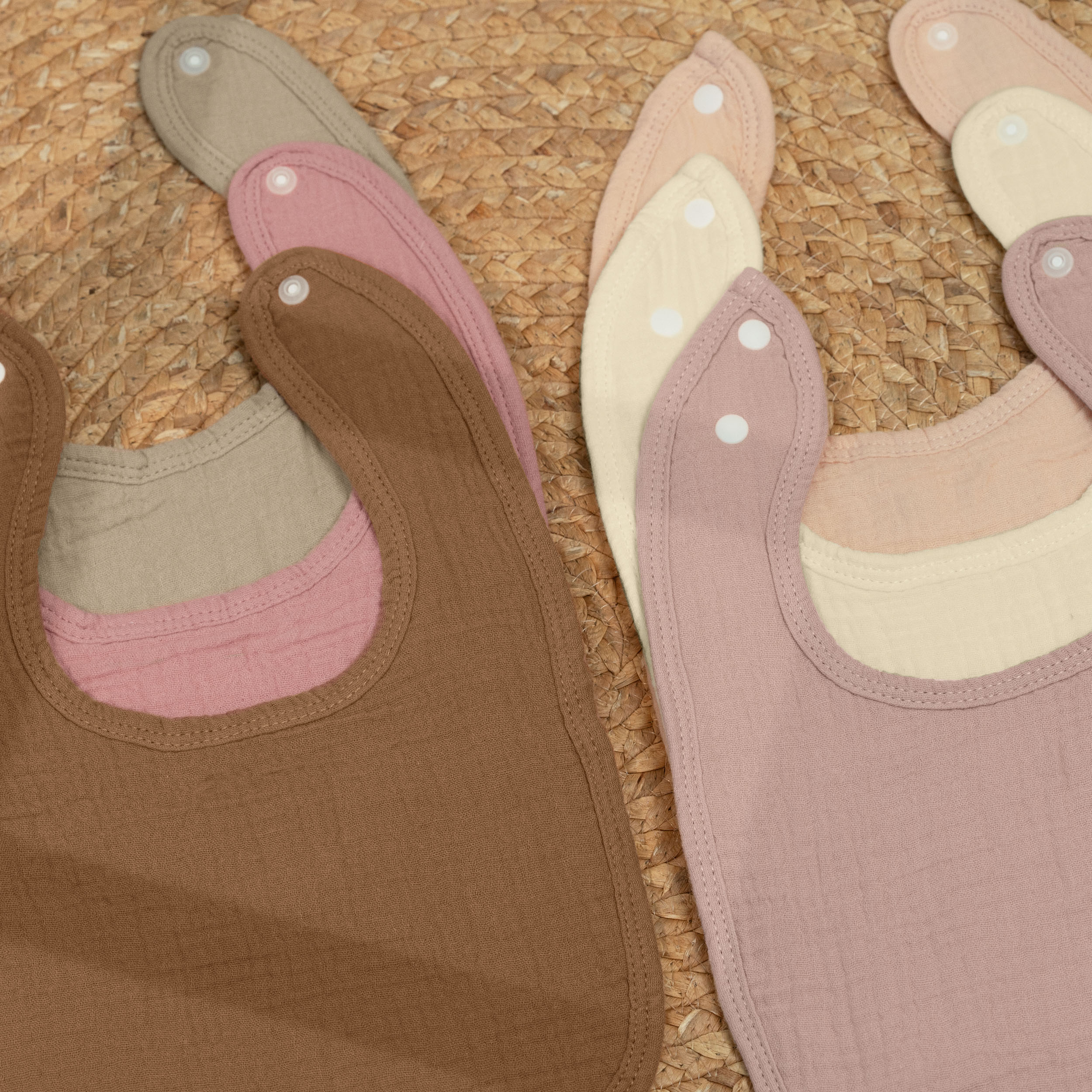 Muslin Sweetie | baby muslin bibs 6 pack | 0-36 months