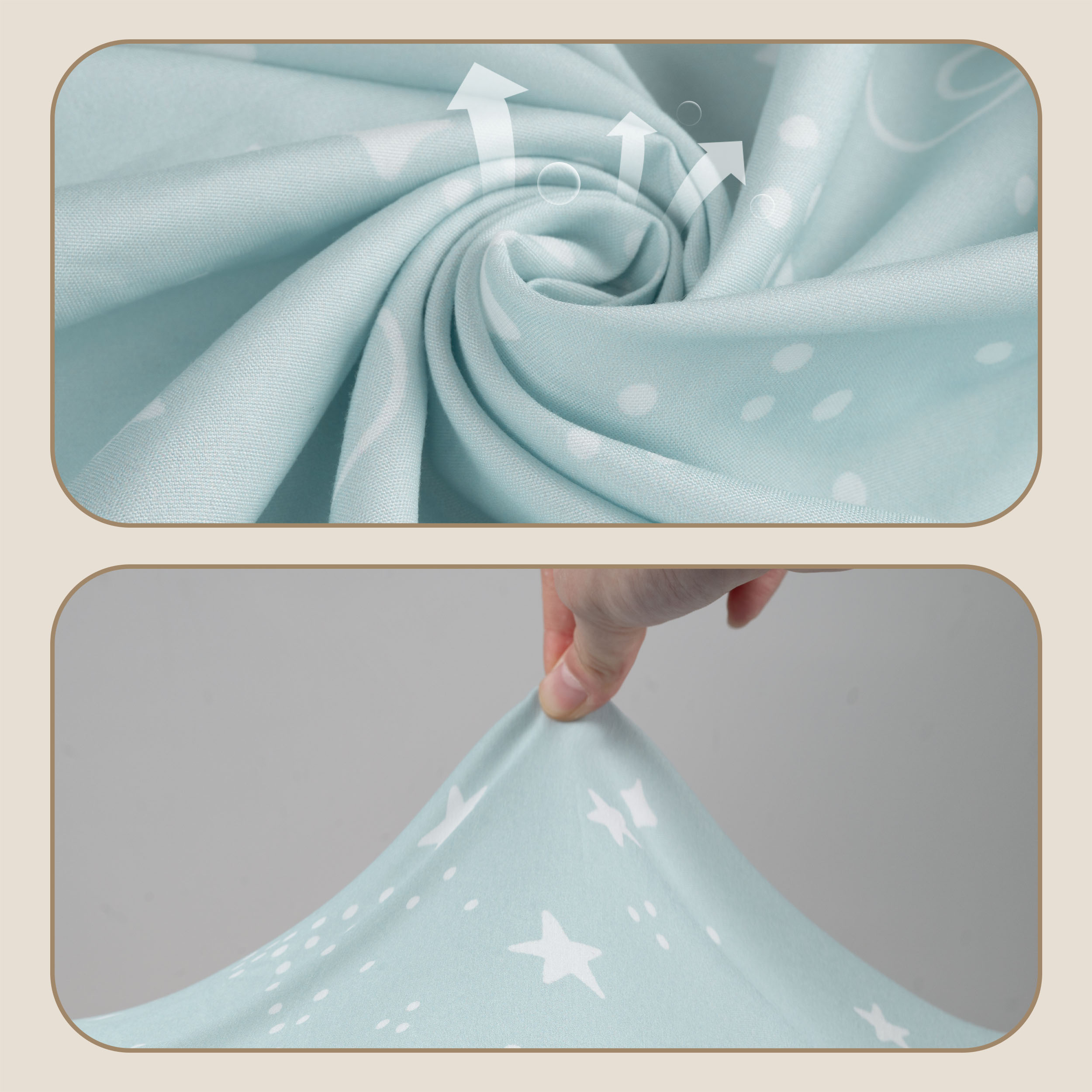 Fairy Dragon and Castle | Bassinet Sheets 3-Pack | 33*20''