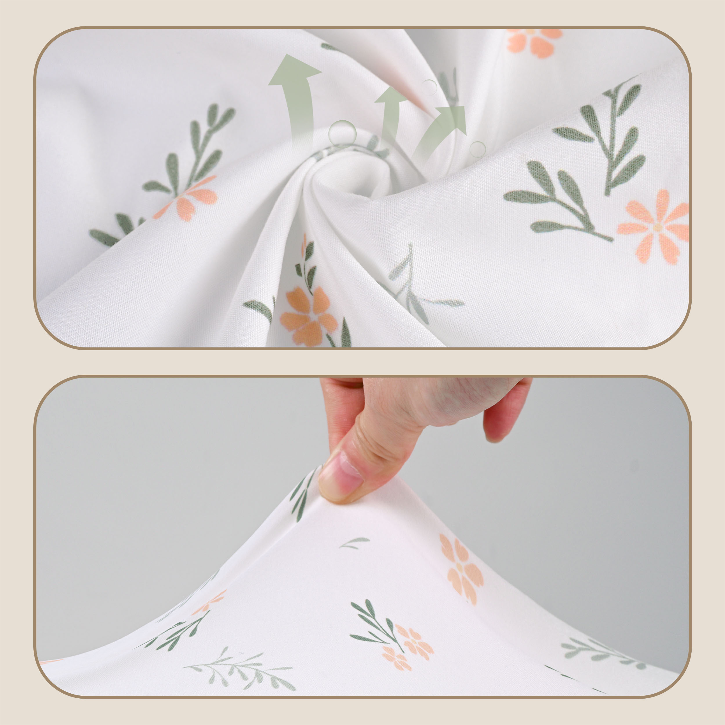  Green Forest Fox | Bassinet Sheets 3-Pack | 33*20''