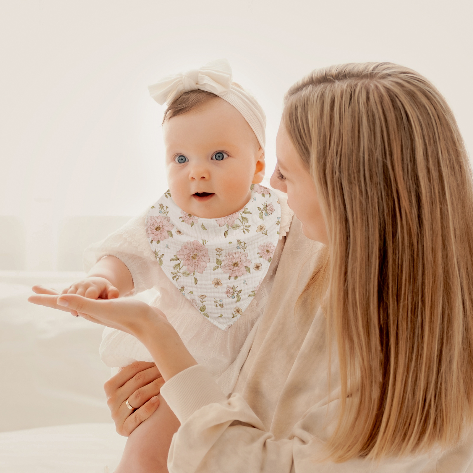 Garden | Soft & Absorbent Muslin Bandana Bibs 8 Pack