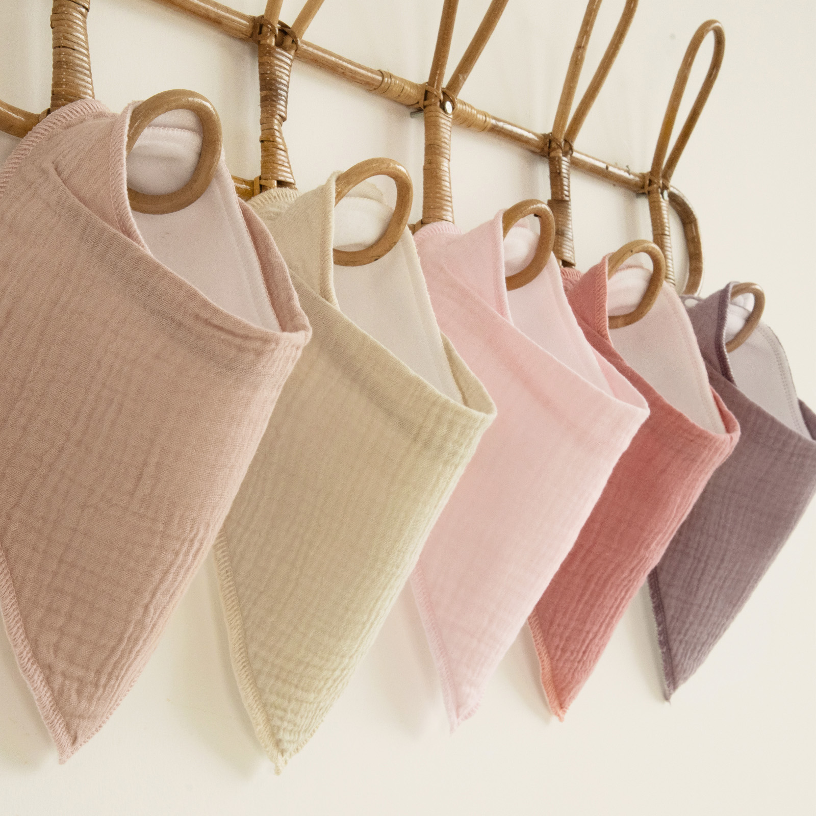 Medieval Style | Soft & Absorbent Muslin Bandana Bibs 8 Pack