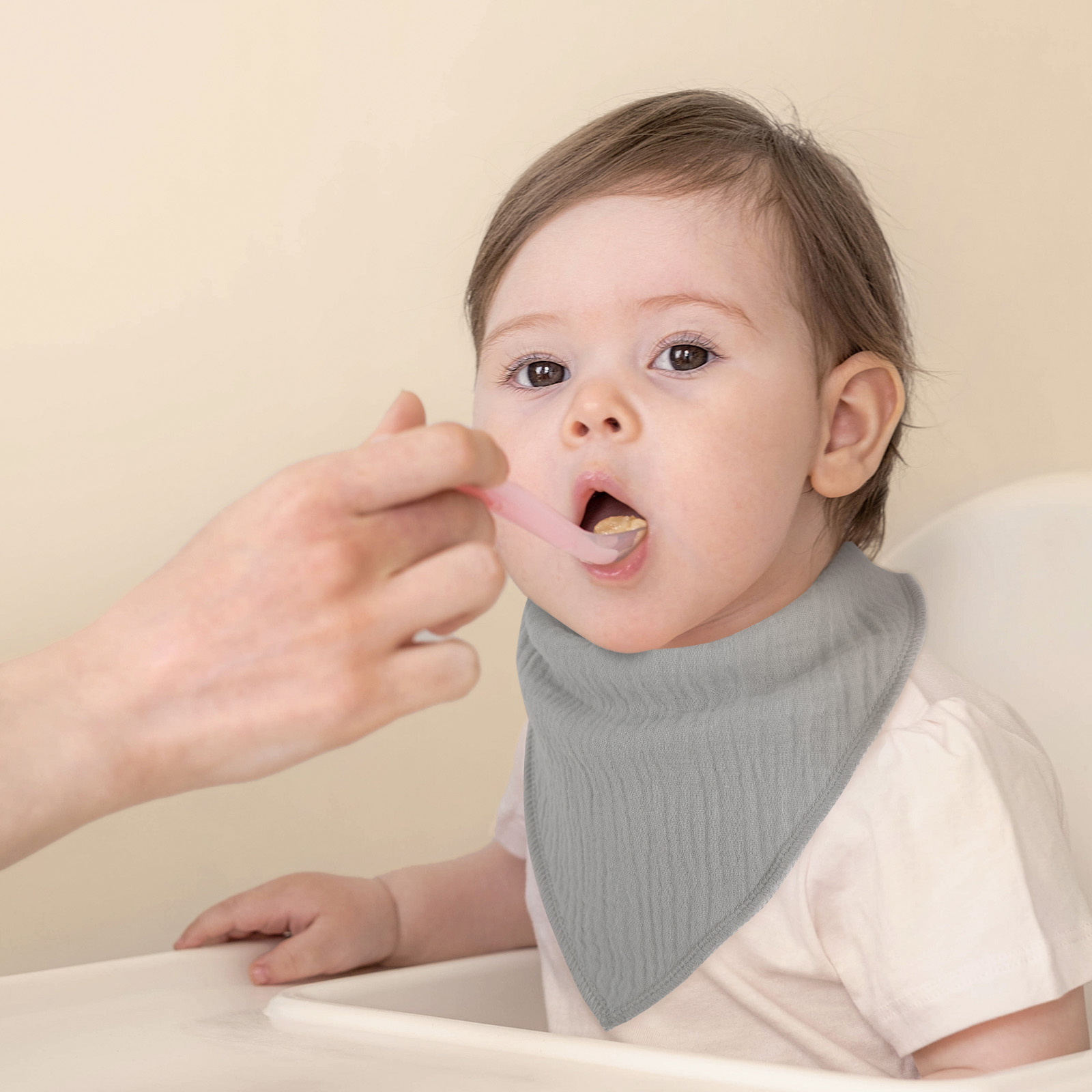 Calm Style | Soft & Absorbent Muslin Bandana Bibs 8 Pack