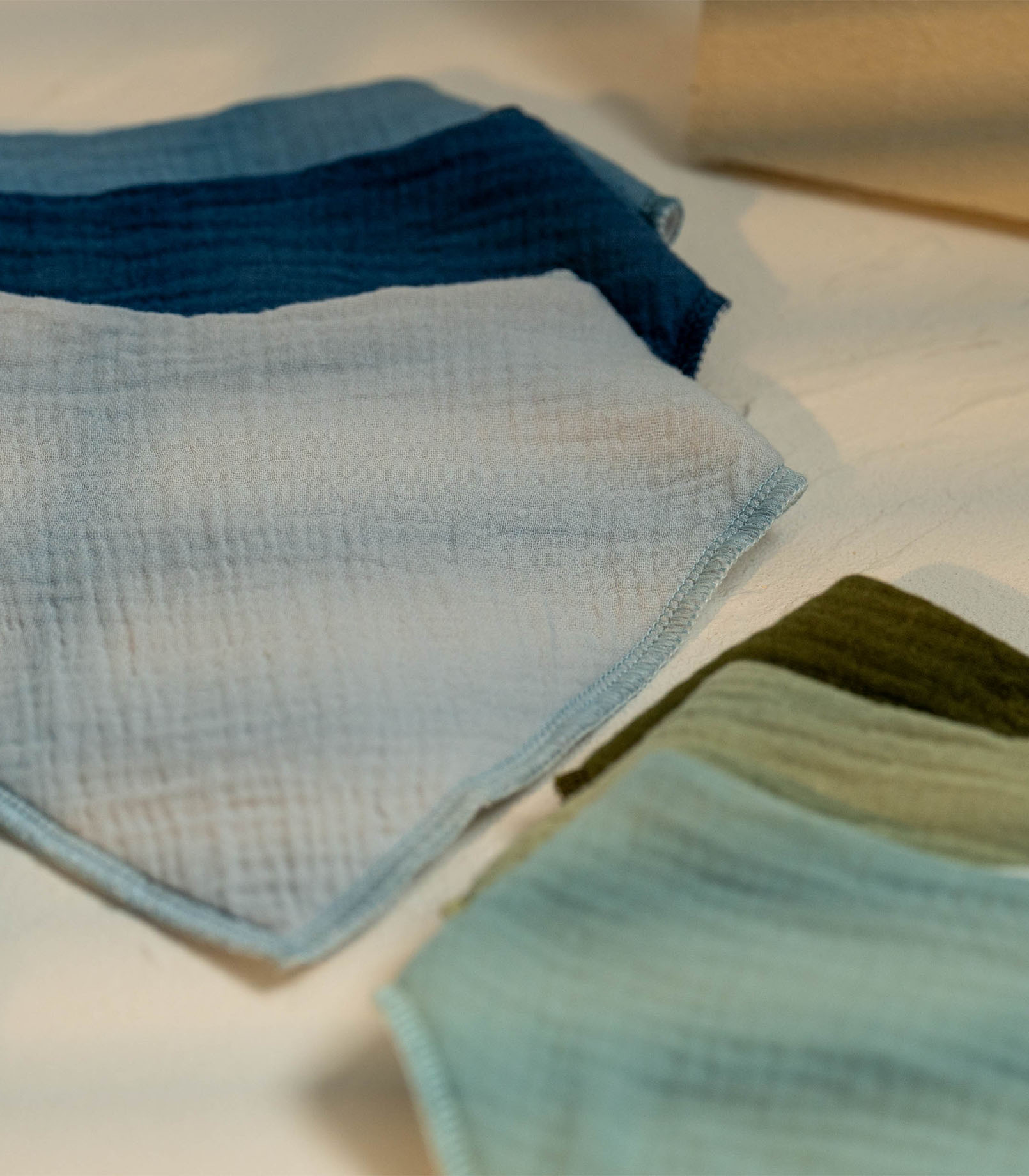 Serenity | Soft & Absorbent Muslin Bandana Bibs 8 Pack