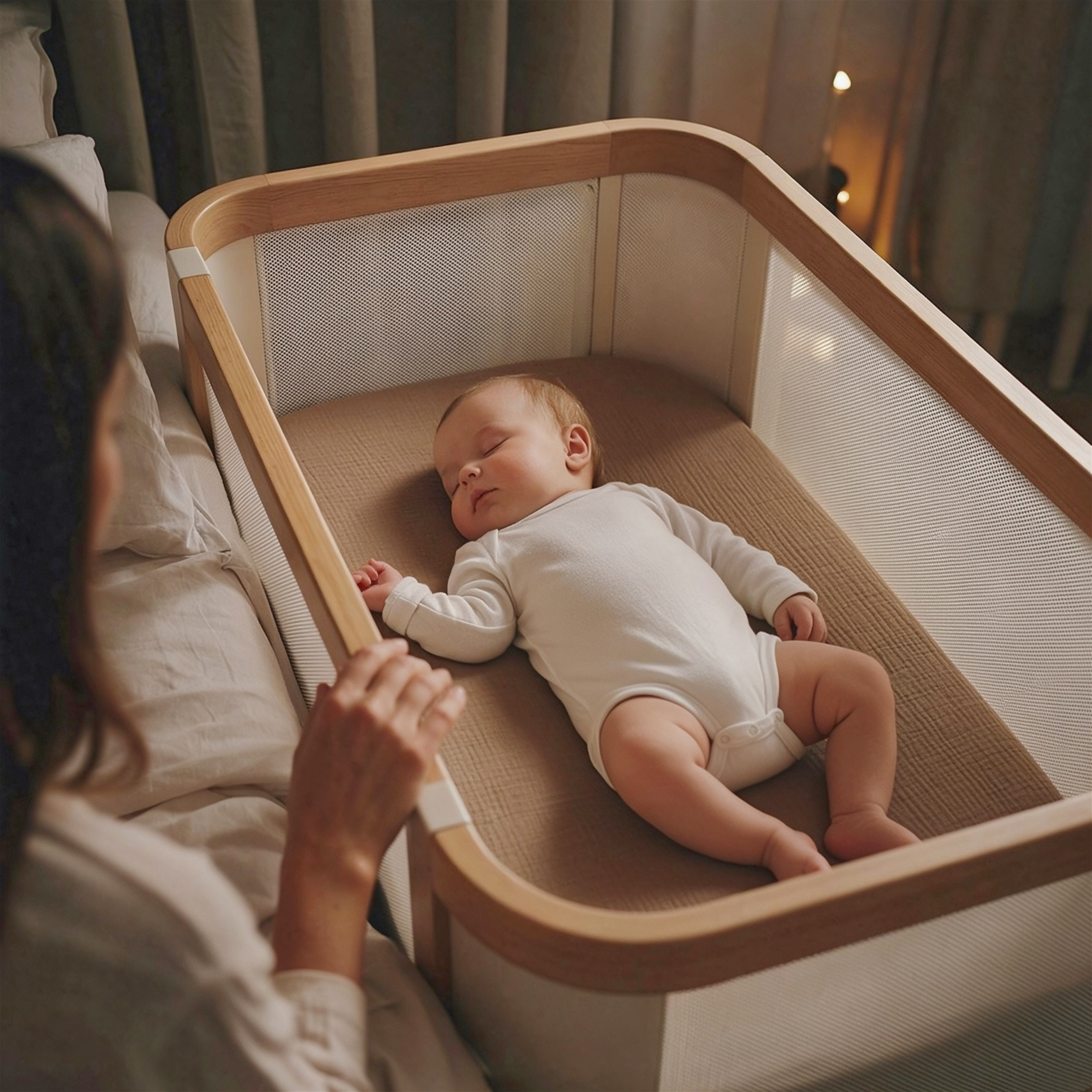 Earthy Daisy Meadow  | Muslin Bassinet Sheet 3-Pack | 33''*20''