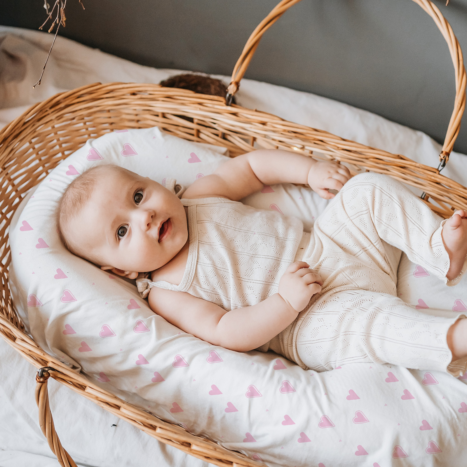 Rainbow | Bassinet Sheets 2-Pack | 16''*32''