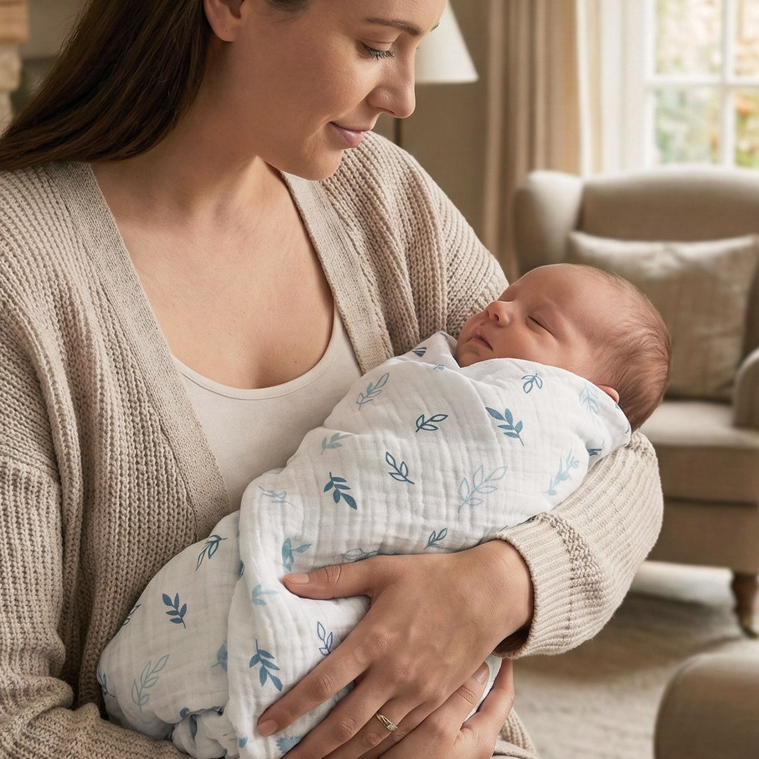 Muslin Swaddle Blankets 3-Pack | 38"x40" | My Dino Pals