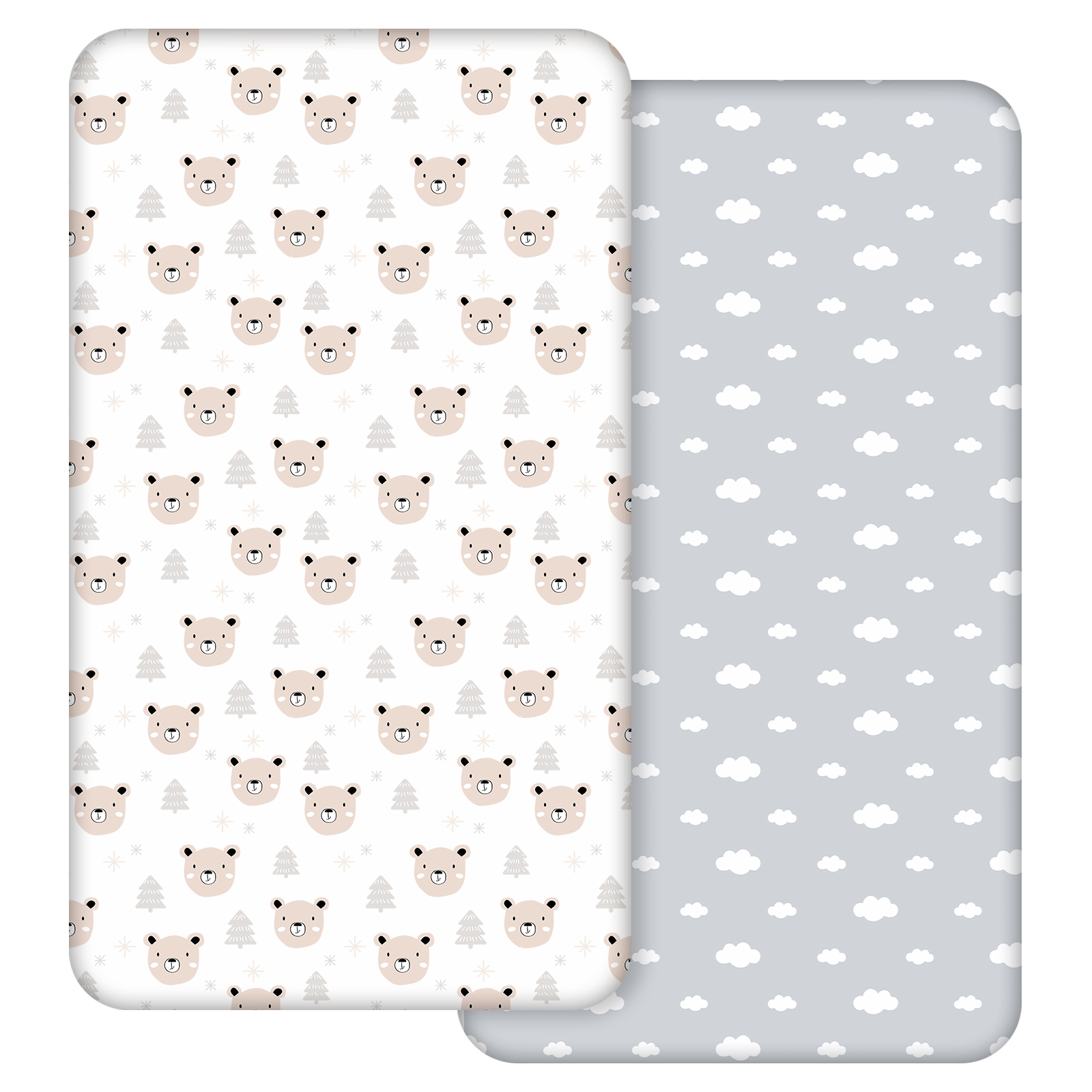 Bear | Fitted Sheets 2-Pack