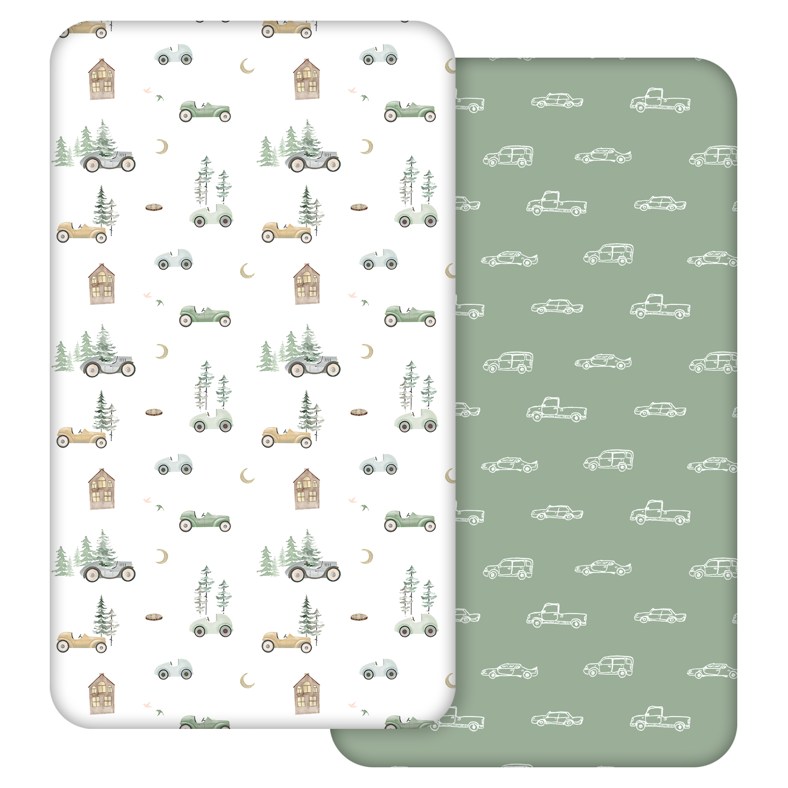 Car | Fitted Sheets 2-Pack