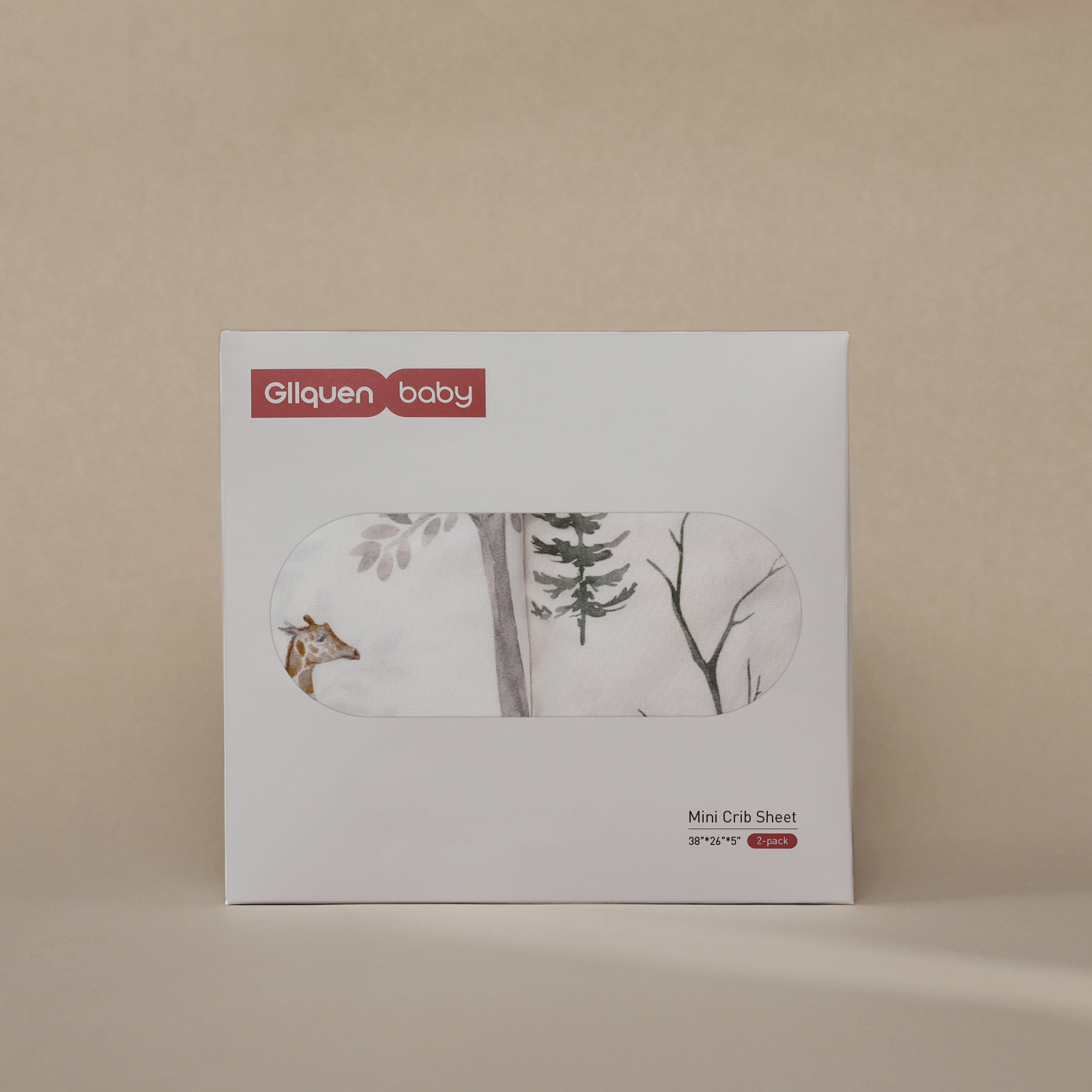 Natural History | Pack N Play Sheets 2-Pack | 38''*26''