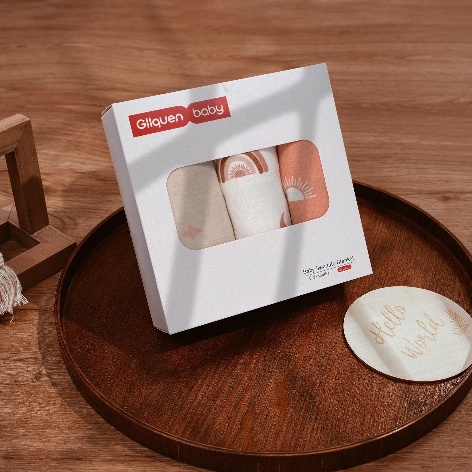 Moon and Stars | Gllquen baby Swaddle 0-3 Months 3 Pack