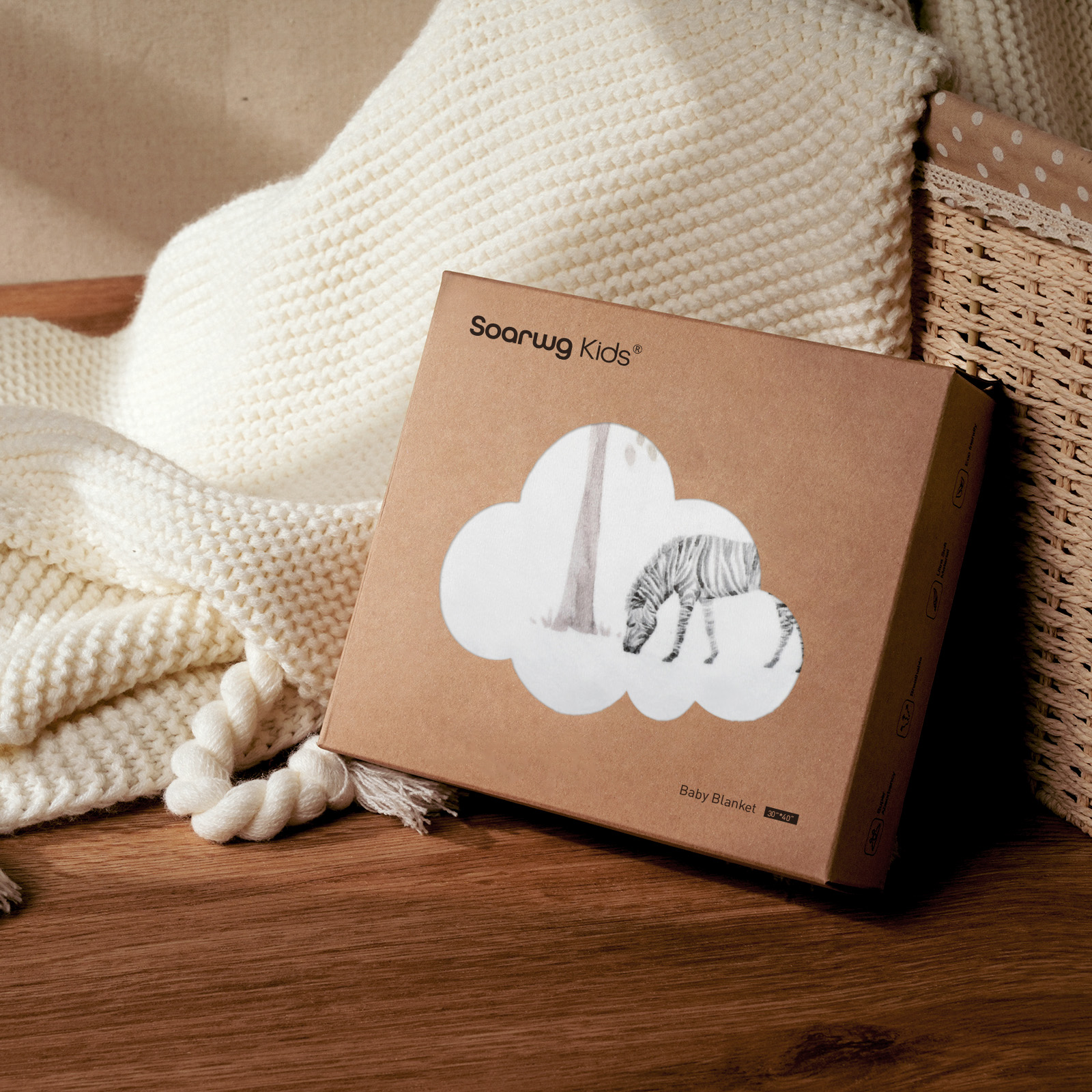 Natural History | Gllquen baby Fleece Plush Dot Blanket | 30''*40''